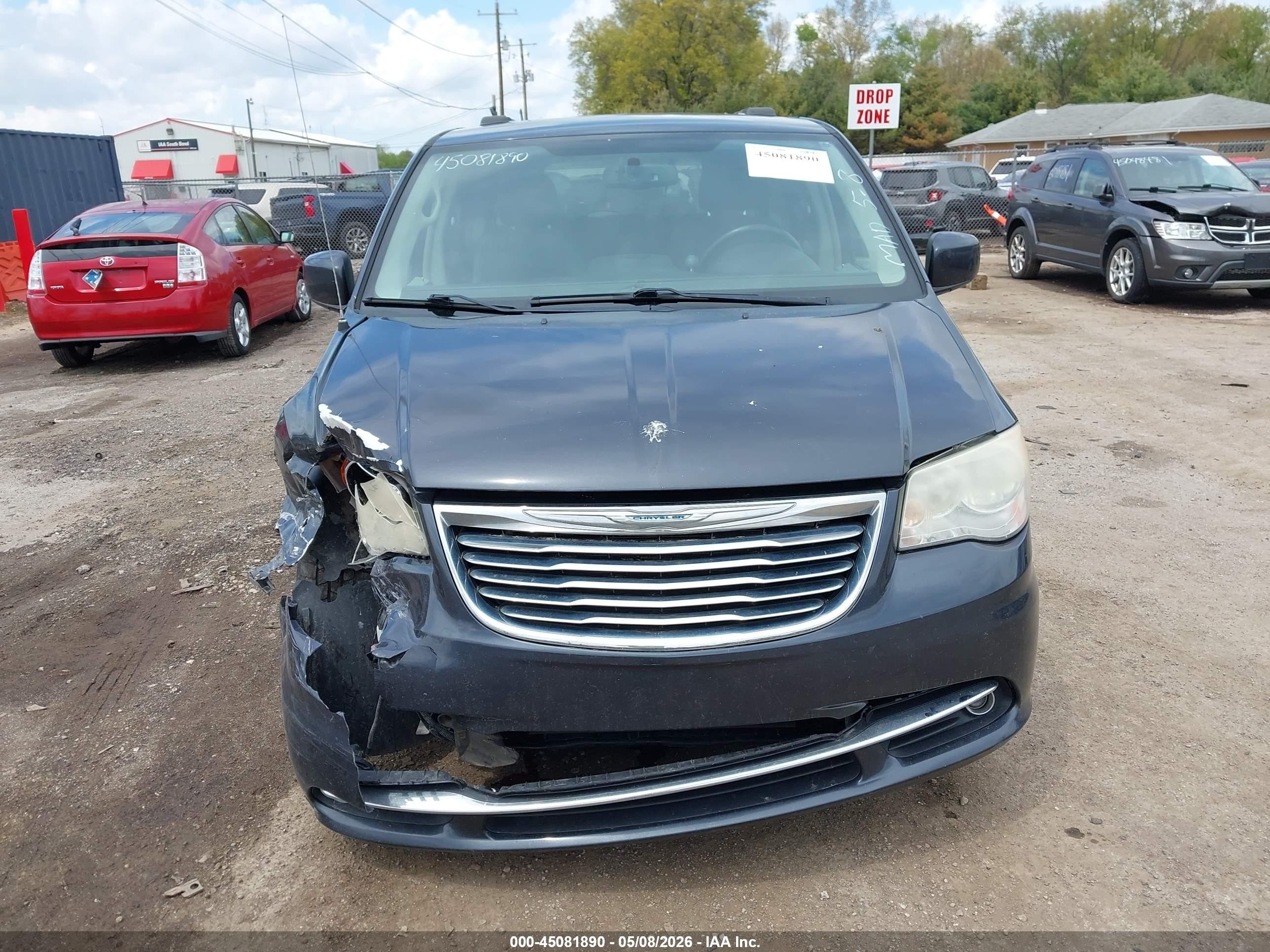 2013 Chrysler Town & Country Touring Blue vin: 2C4RC1BG7DR745189
