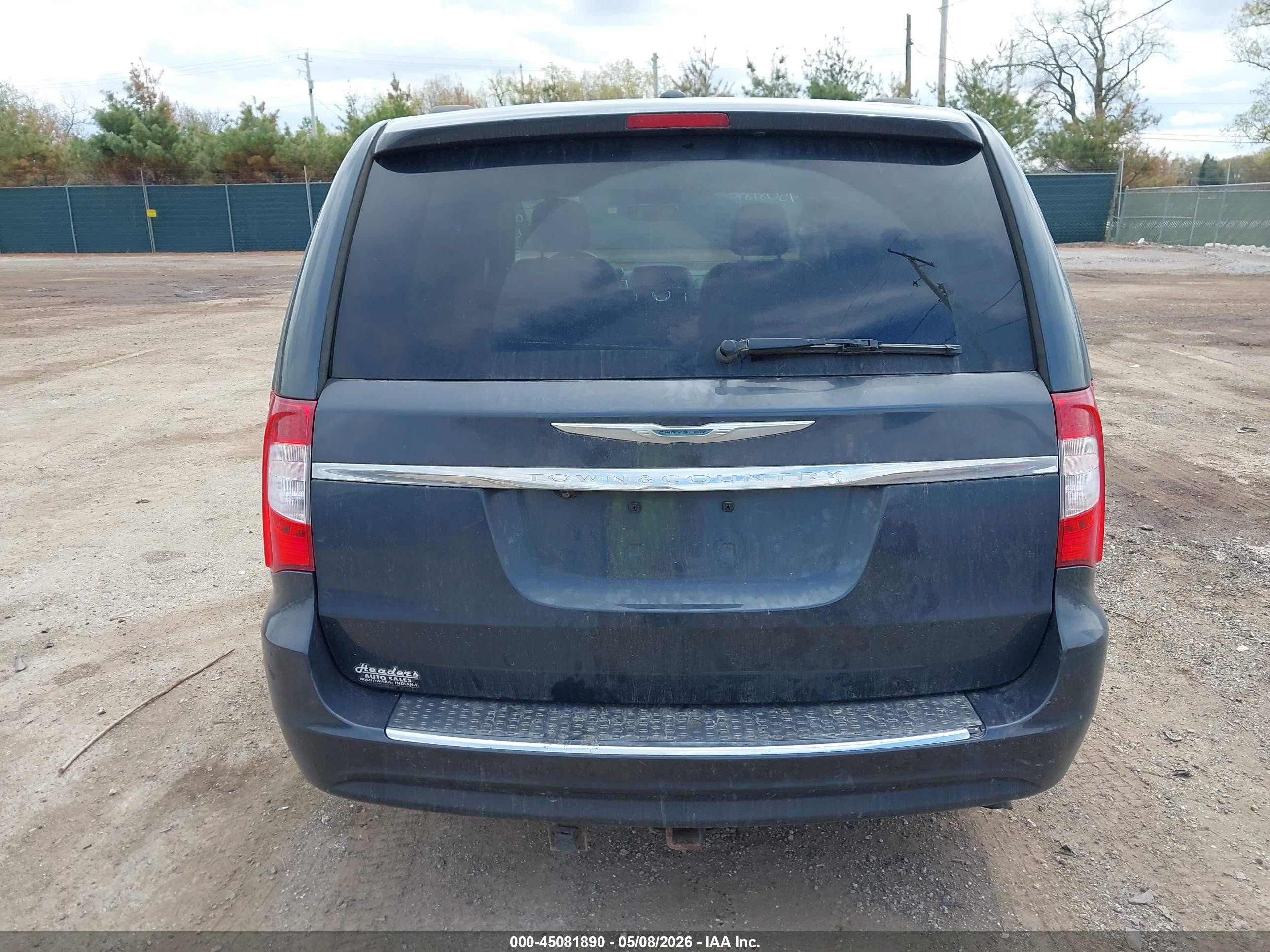 2013 Chrysler Town & Country Touring Blue vin: 2C4RC1BG7DR745189