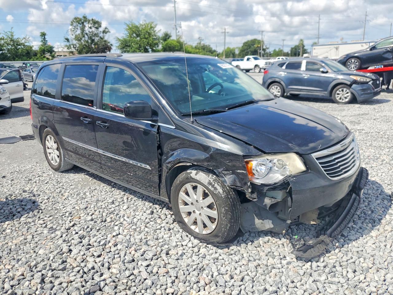 2013 Chrysler Town & Country Touring Black vin: 2C4RC1BG7DR751641