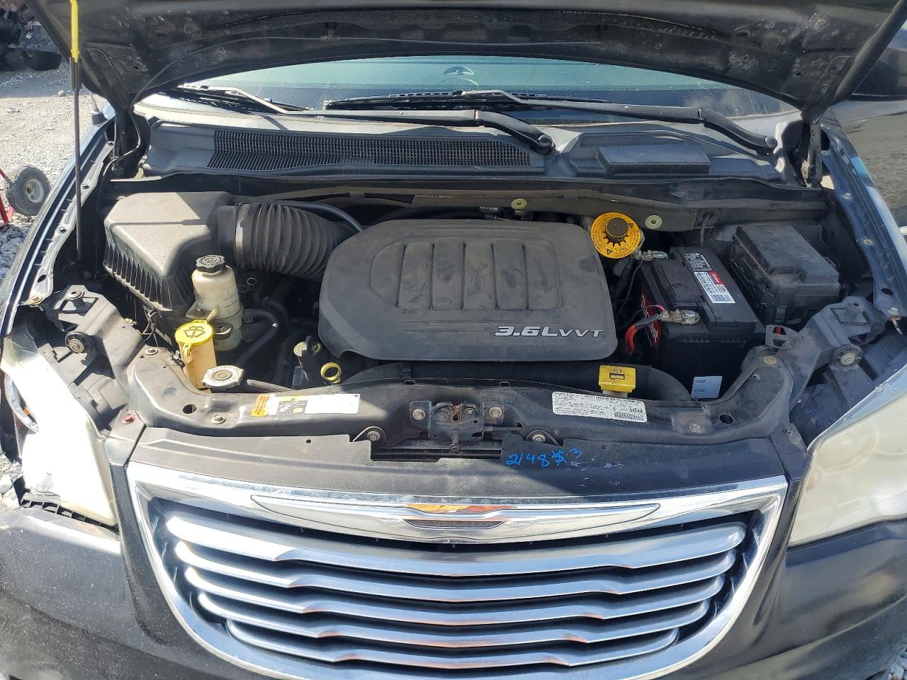 2013 Chrysler Town & Country Touring Black vin: 2C4RC1BG7DR751641