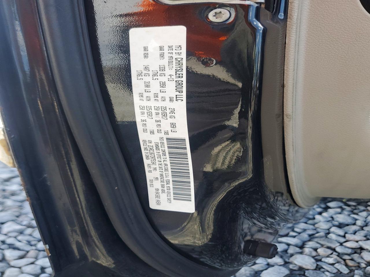 2013 Chrysler Town & Country Touring Black vin: 2C4RC1BG7DR751641