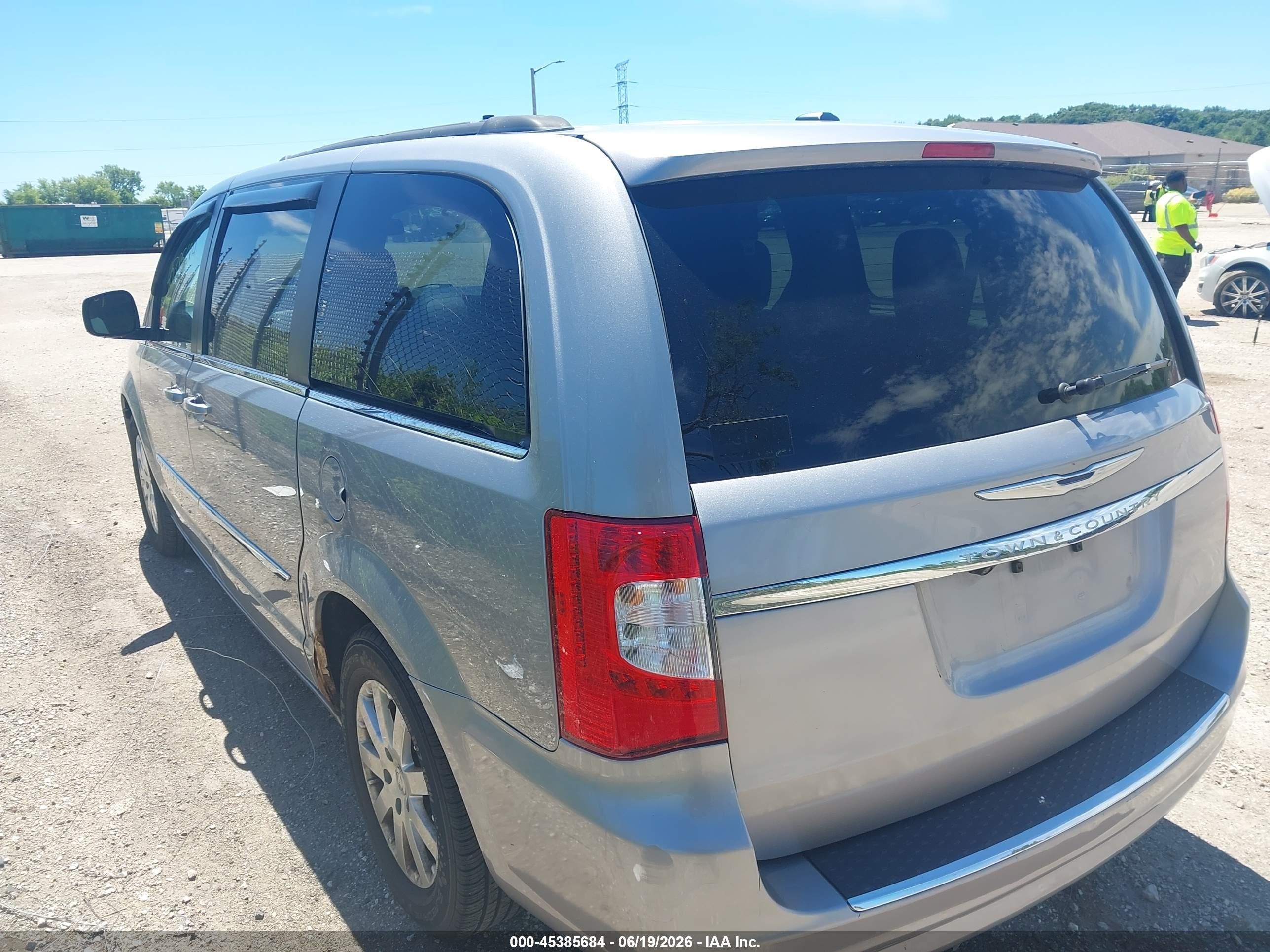 2013 Chrysler Town & Country Touring Серебряный vin: 2C4RC1BG7DR780556