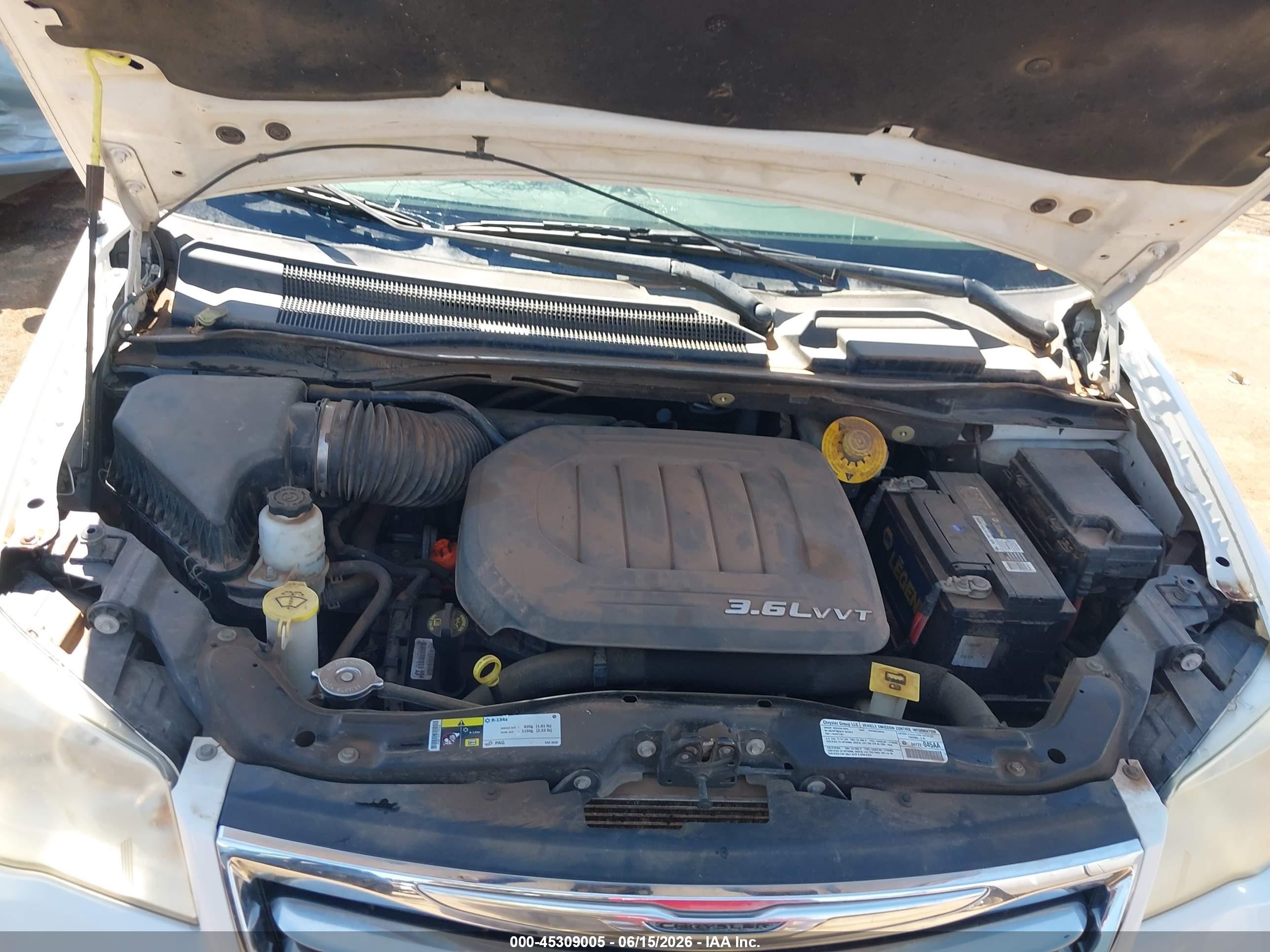 2013 Chrysler Town & Country Touring Белый vin: 2C4RC1BG7DR787541
