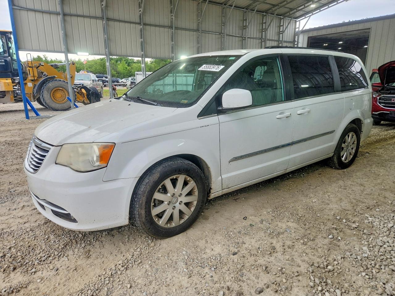 2013 Chrysler Town & Country Touring White vin: 2C4RC1BG7DR816004