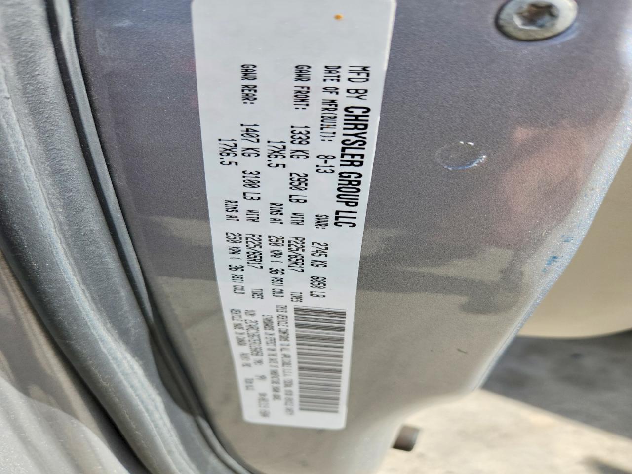 2014 Chrysler Town & Country Touring Silver vin: 2C4RC1BG7ER126058