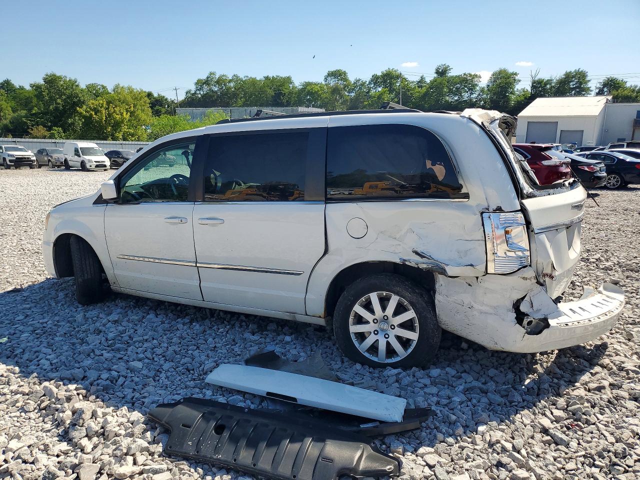 2014 Chrysler Town & Country Touring Белый vin: 2C4RC1BG7ER159853