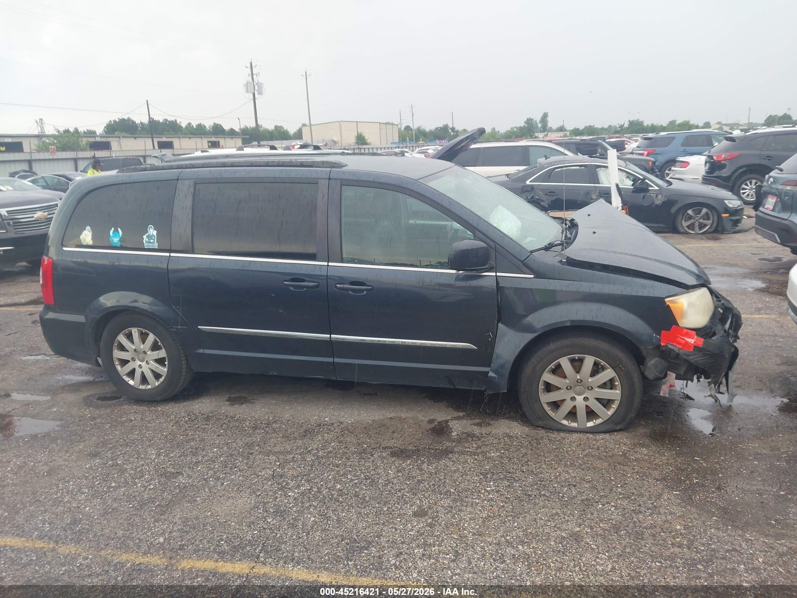 2014 Chrysler Town & Country Touring Black vin: 2C4RC1BG7ER160727