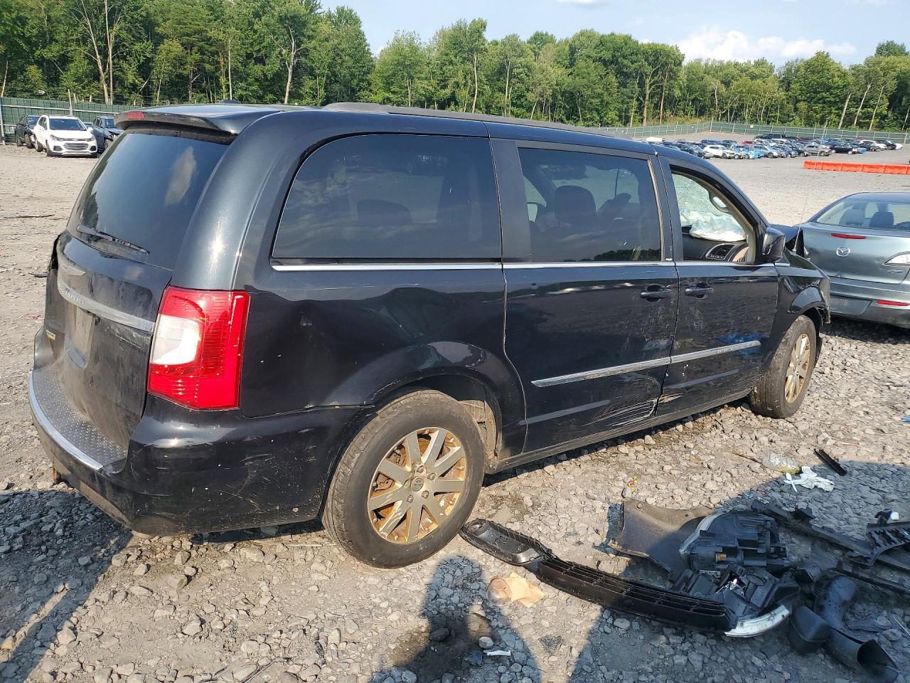 2014 Chrysler Town & Country Touring Black vin: 2C4RC1BG7ER211465