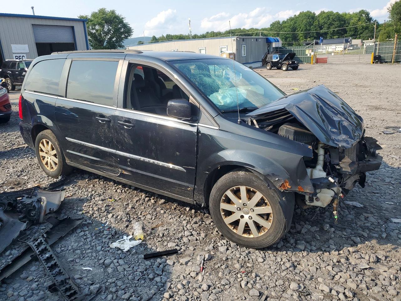 2014 Chrysler Town & Country Touring Black vin: 2C4RC1BG7ER211465