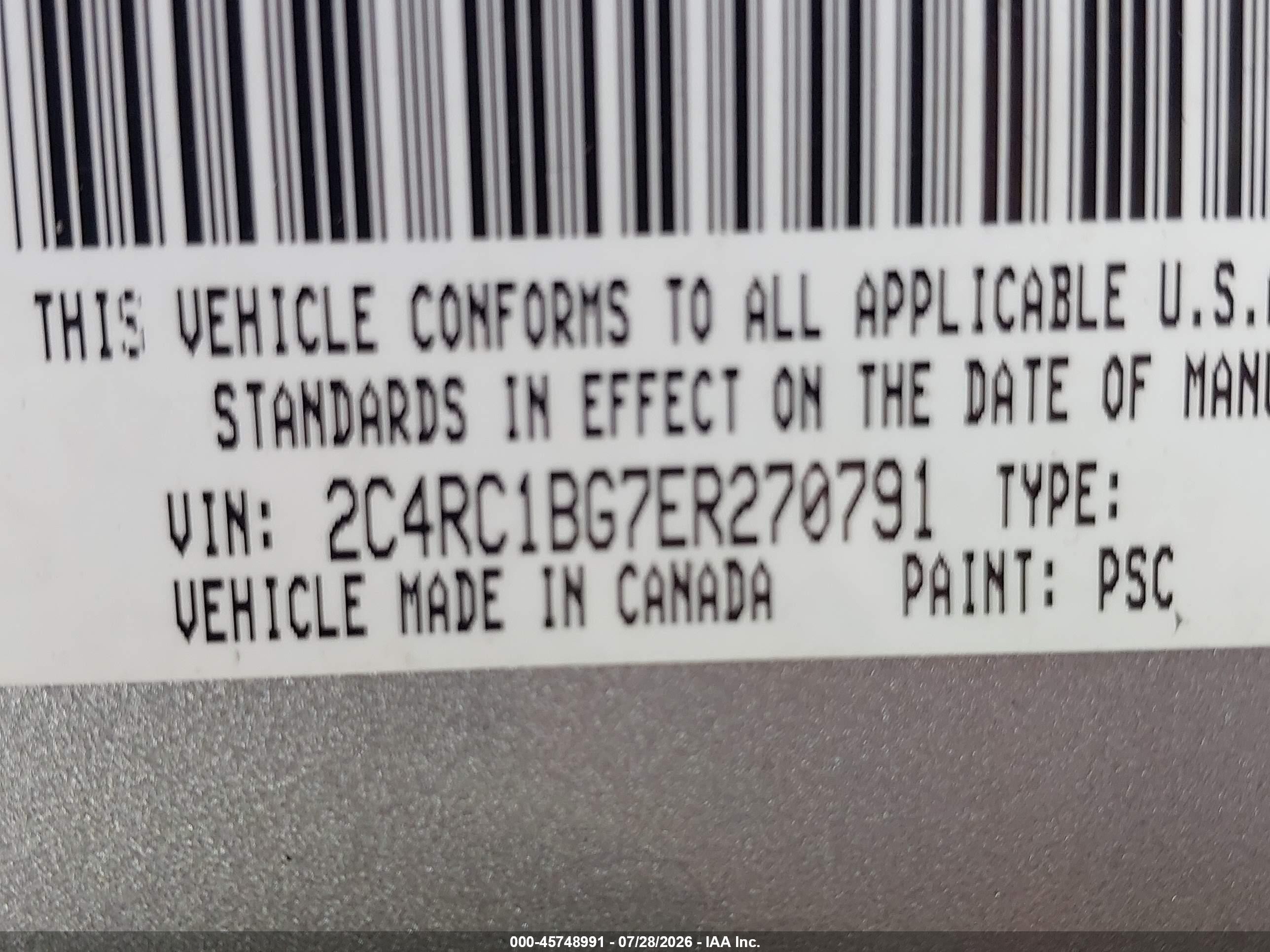 2014 Chrysler Town & Country Touring Красный vin: 2C4RC1BG7ER270791