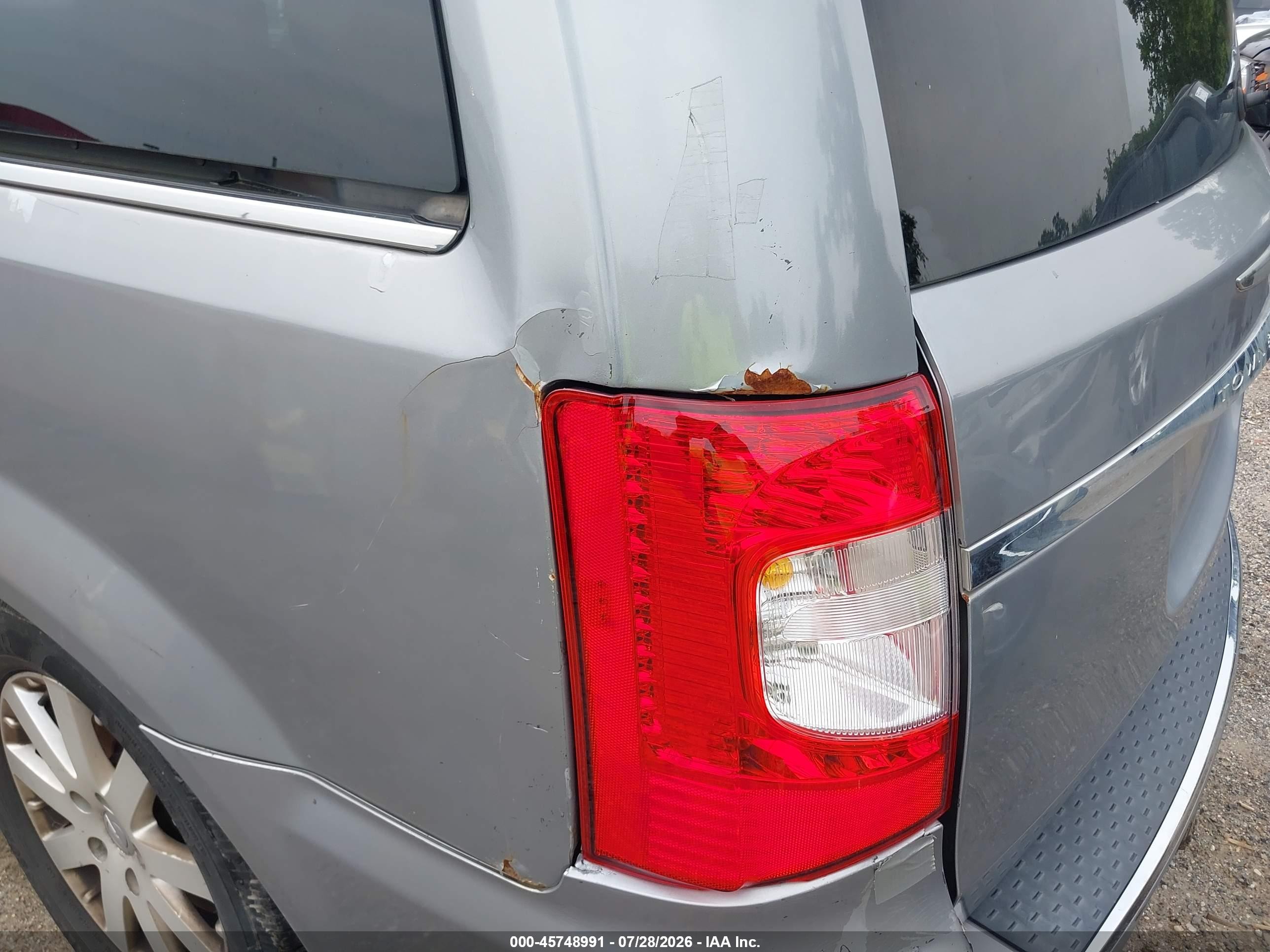 2014 Chrysler Town & Country Touring Красный vin: 2C4RC1BG7ER270791