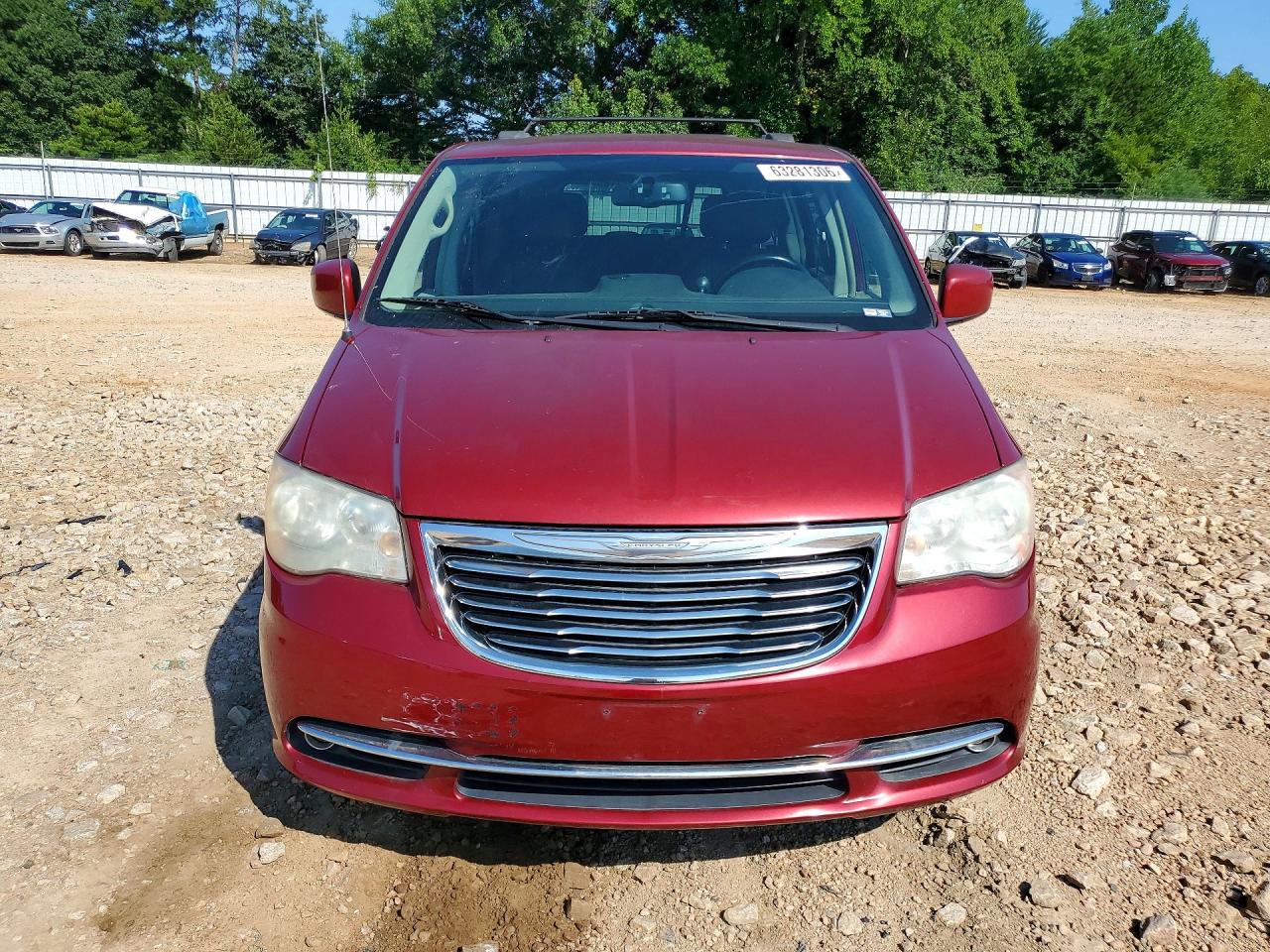 2014 Chrysler Town & Country Touring Red vin: 2C4RC1BG7ER418051