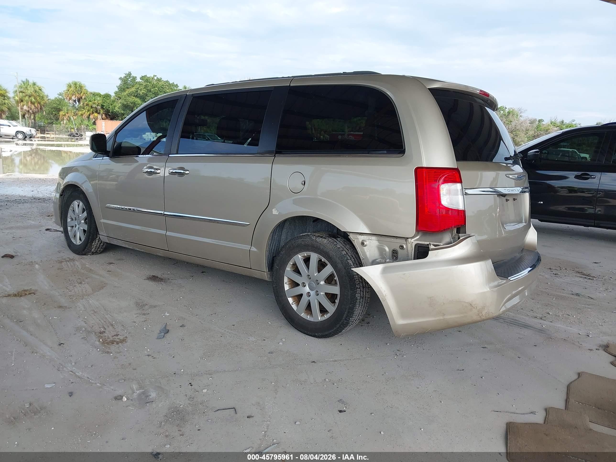 2014 Chrysler Town & Country Touring Желто-коричневый vin: 2C4RC1BG7ER422925