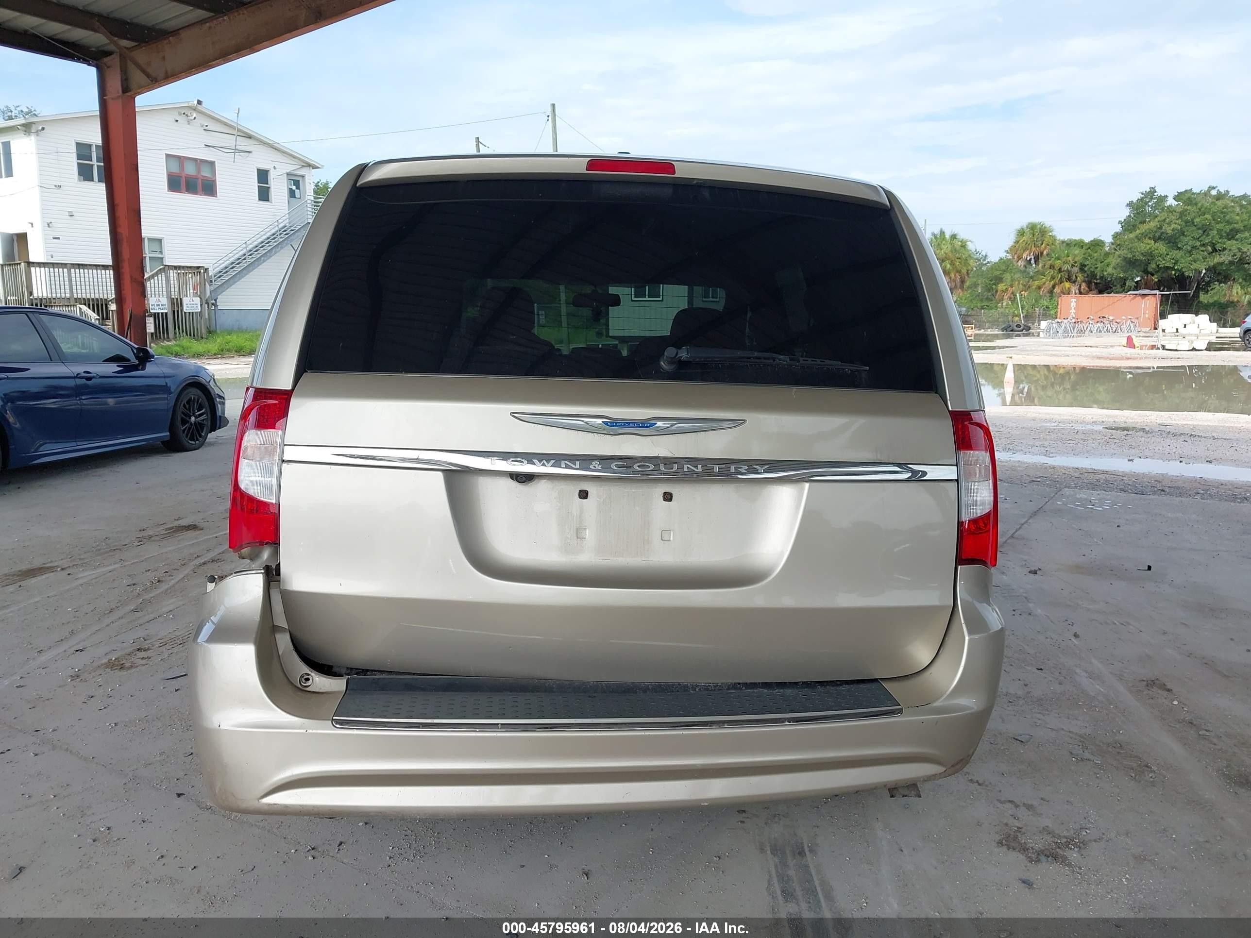 2014 Chrysler Town & Country Touring Желто-коричневый vin: 2C4RC1BG7ER422925