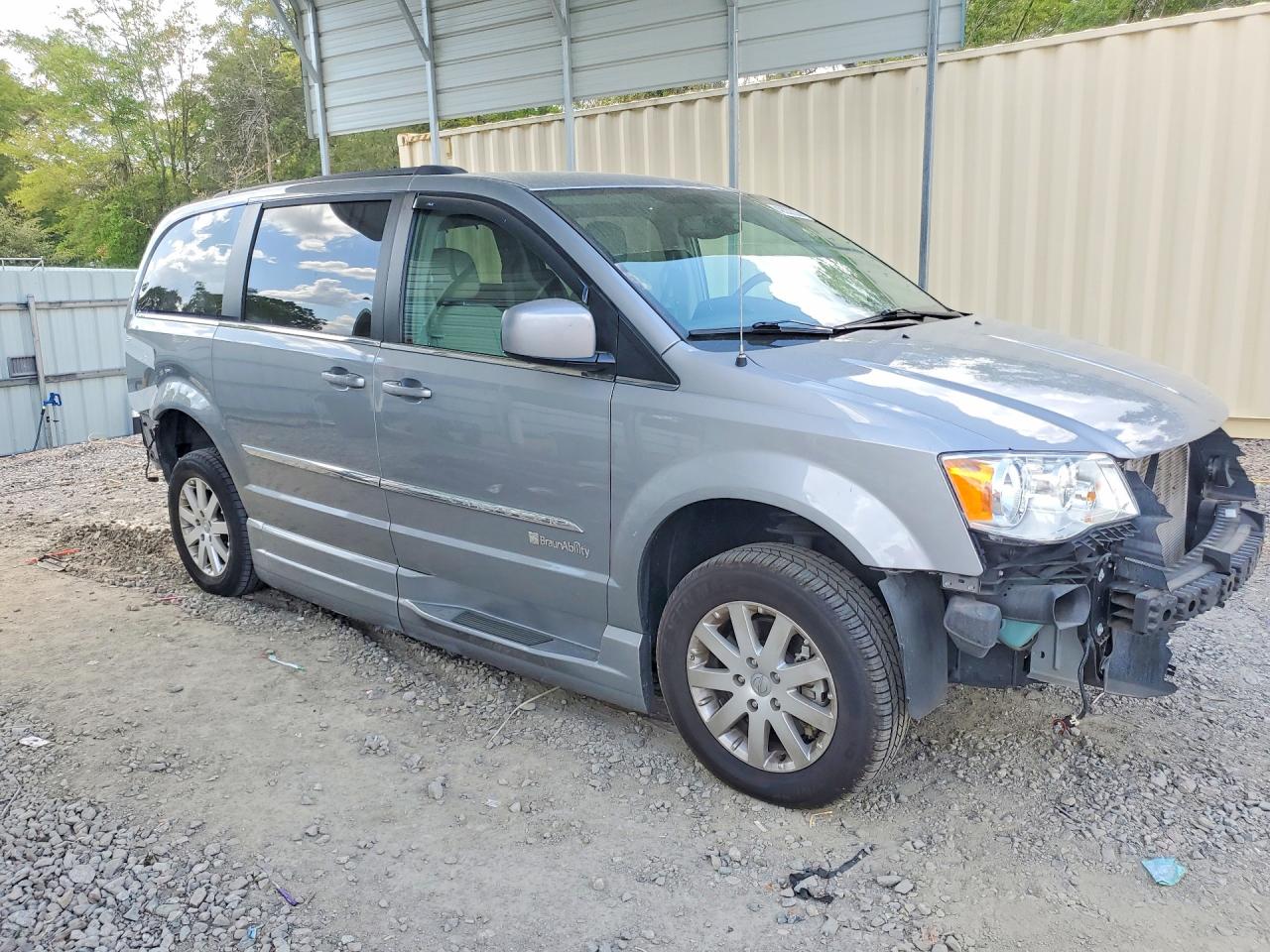 2015 Chrysler Town & Country Touring Серебряный vin: 2C4RC1BG7FR572504