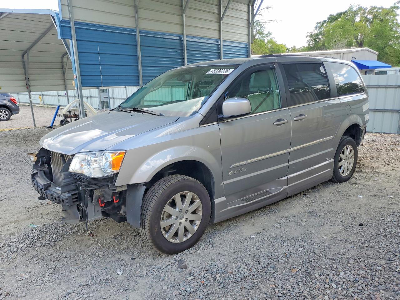 2015 Chrysler Town & Country Touring Серебряный vin: 2C4RC1BG7FR572504