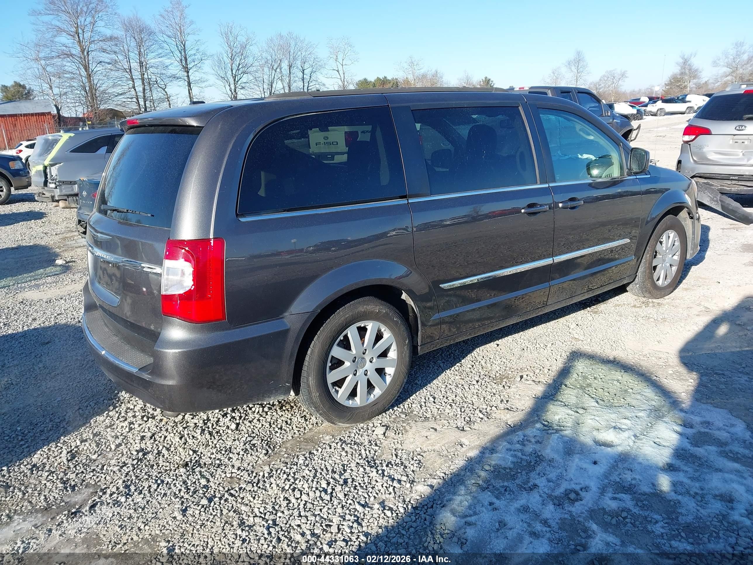 2015 Chrysler Town & Country Touring Black vin: 2C4RC1BG7FR617621