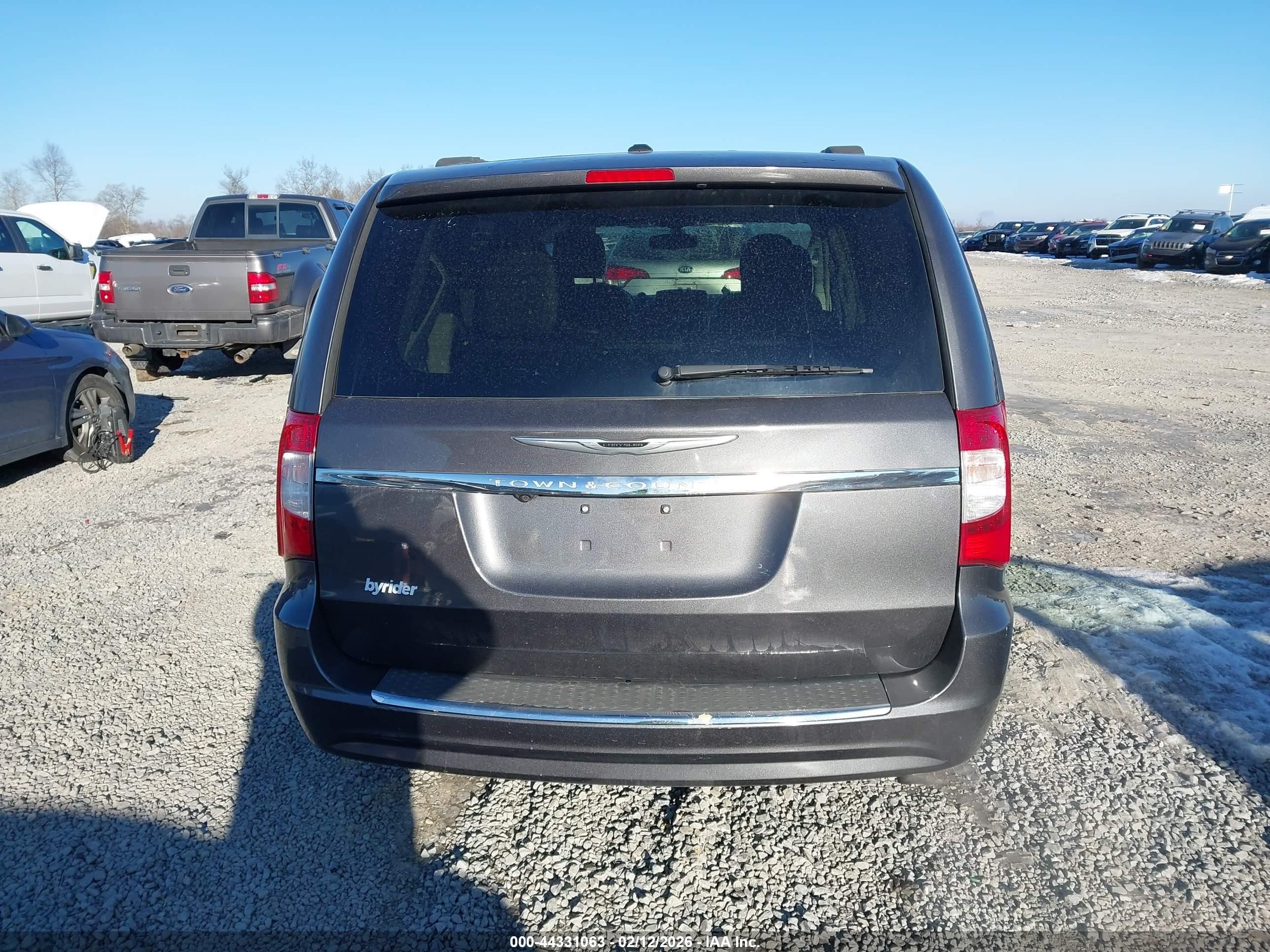 2015 Chrysler Town & Country Touring Black vin: 2C4RC1BG7FR617621