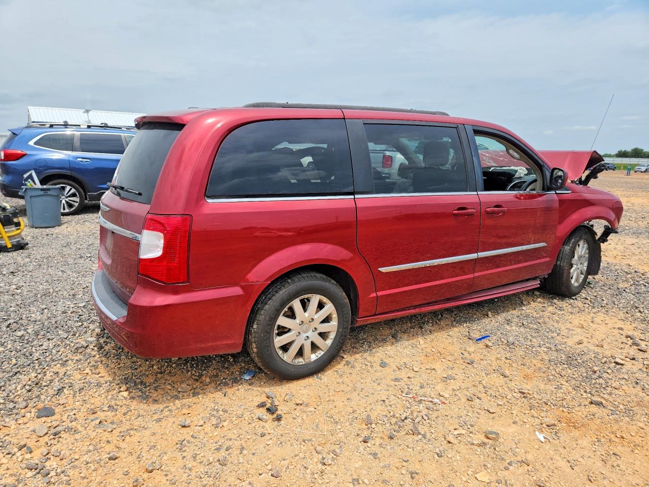 2015 Chrysler Town & Country Touring Темно-бордовый vin: 2C4RC1BG7FR645192