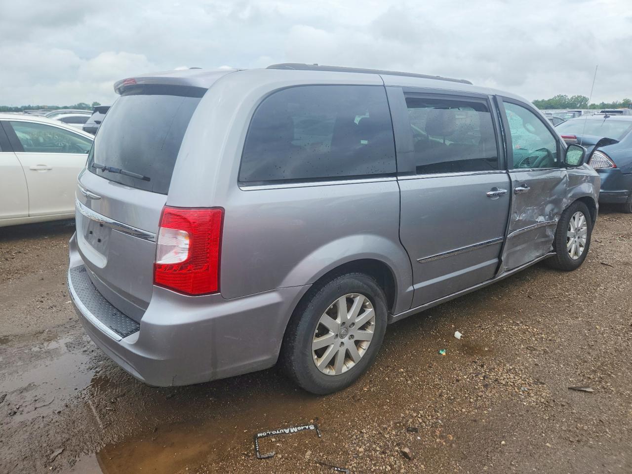 2015 Chrysler Town & Country Touring Silver vin: 2C4RC1BG7FR752811