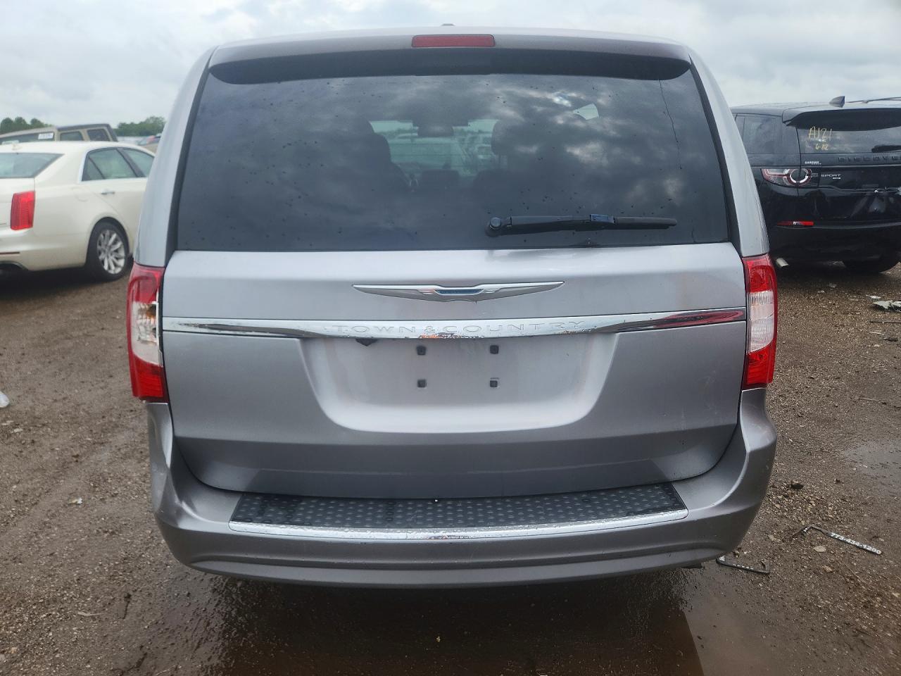2015 Chrysler Town & Country Touring Silver vin: 2C4RC1BG7FR752811