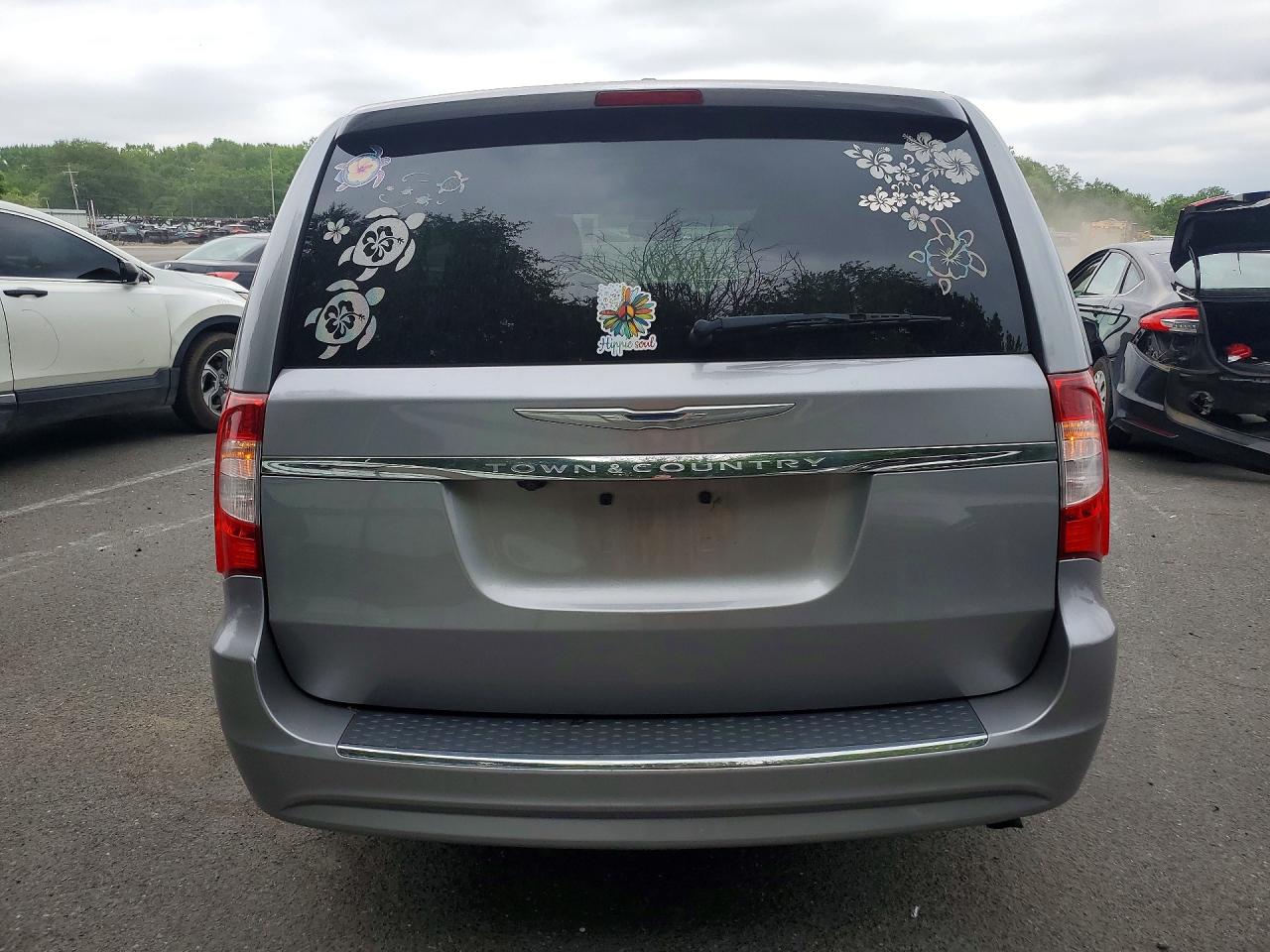 2015 Chrysler Town & Country Touring Silver vin: 2C4RC1BG7FR754204