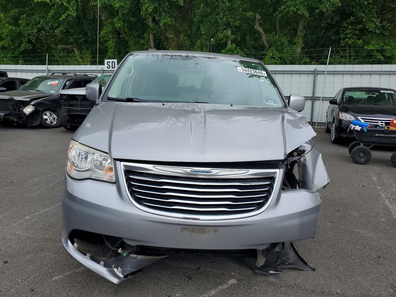 2015 Chrysler Town & Country Touring Silver vin: 2C4RC1BG7FR754204