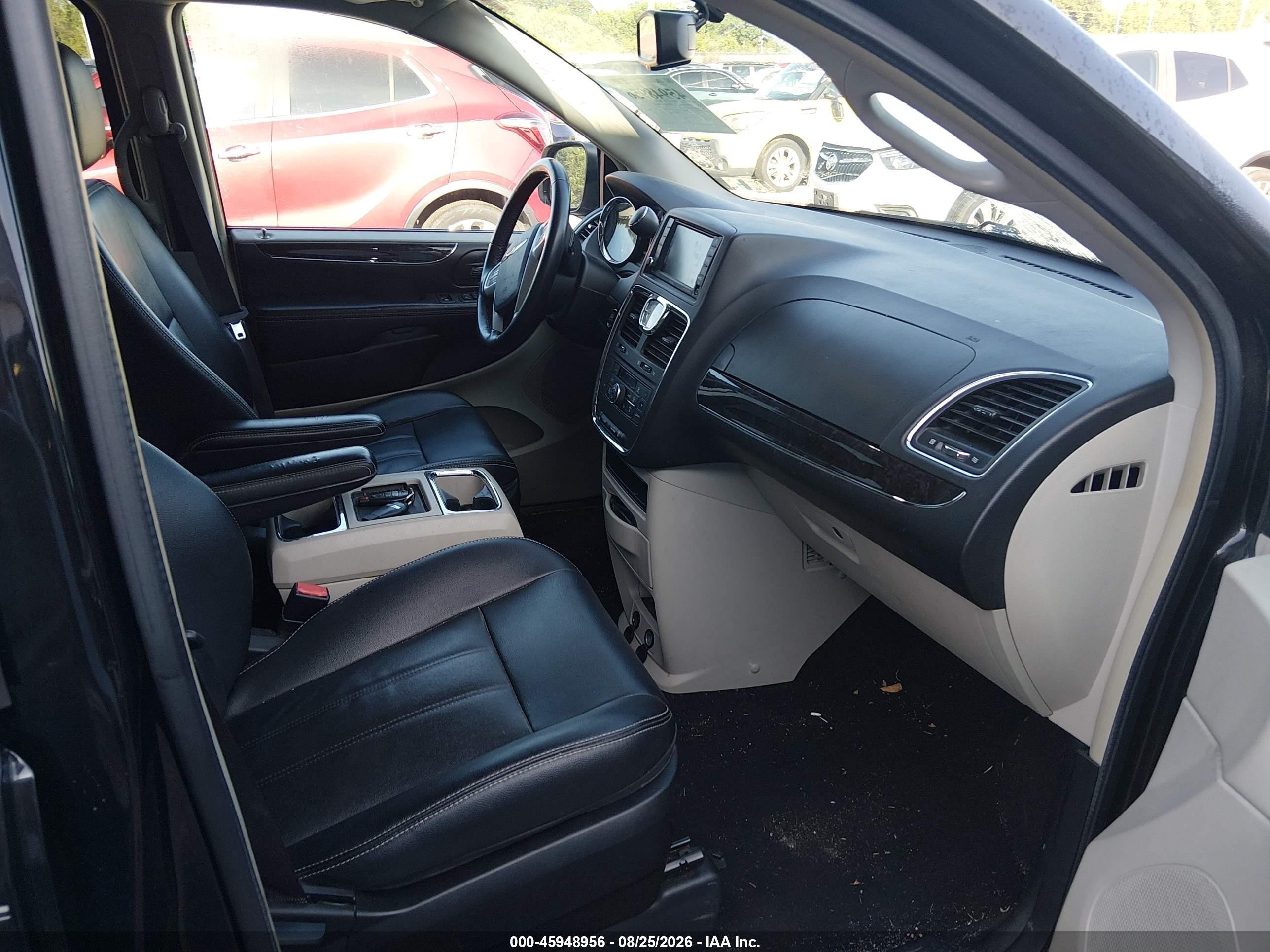 2016 Chrysler Town & Country Touring Black vin: 2C4RC1BG7GR158981