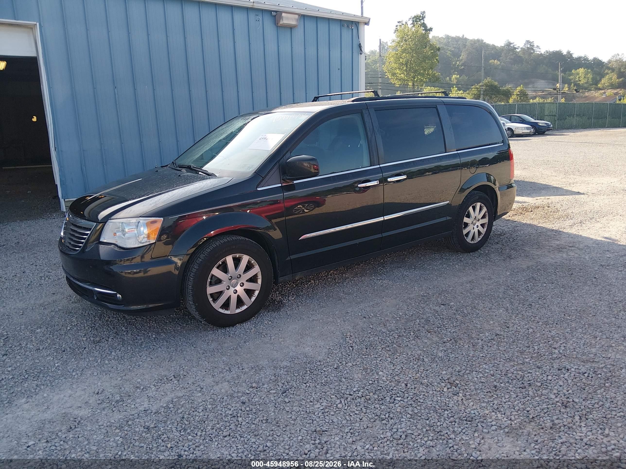 2016 Chrysler Town & Country Touring Black vin: 2C4RC1BG7GR158981