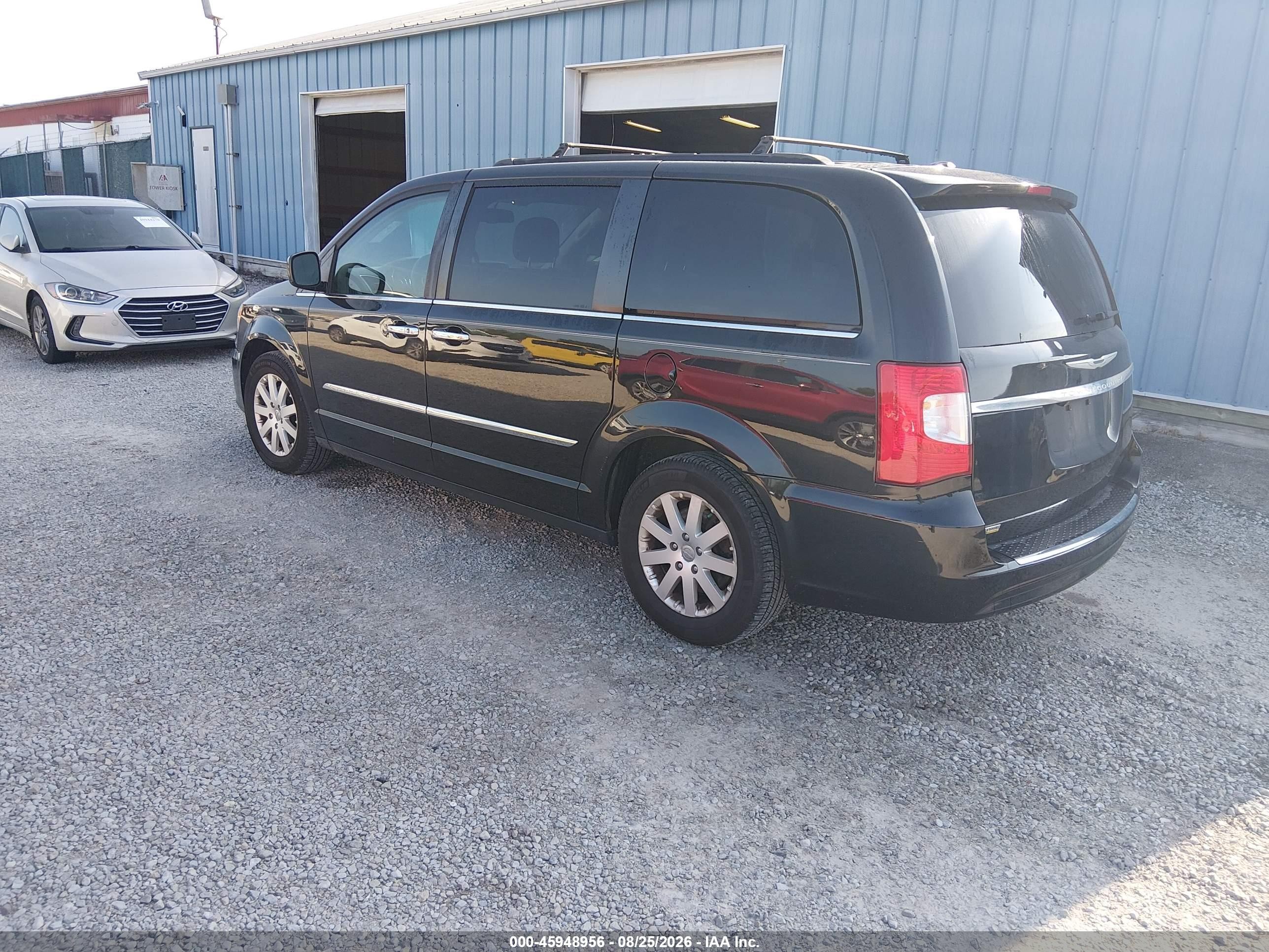 2016 Chrysler Town & Country Touring Black vin: 2C4RC1BG7GR158981