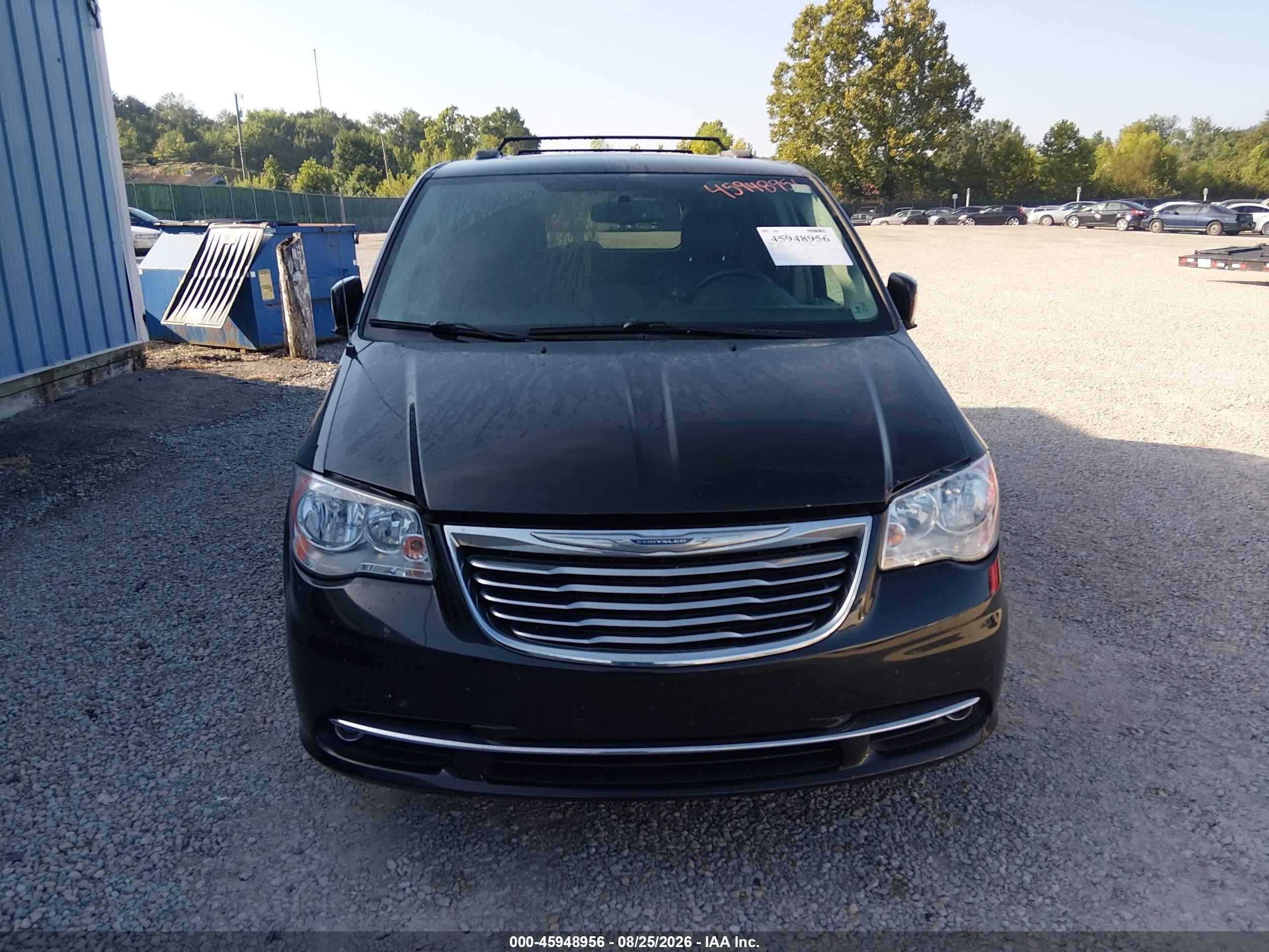 2016 Chrysler Town & Country Touring Black vin: 2C4RC1BG7GR158981