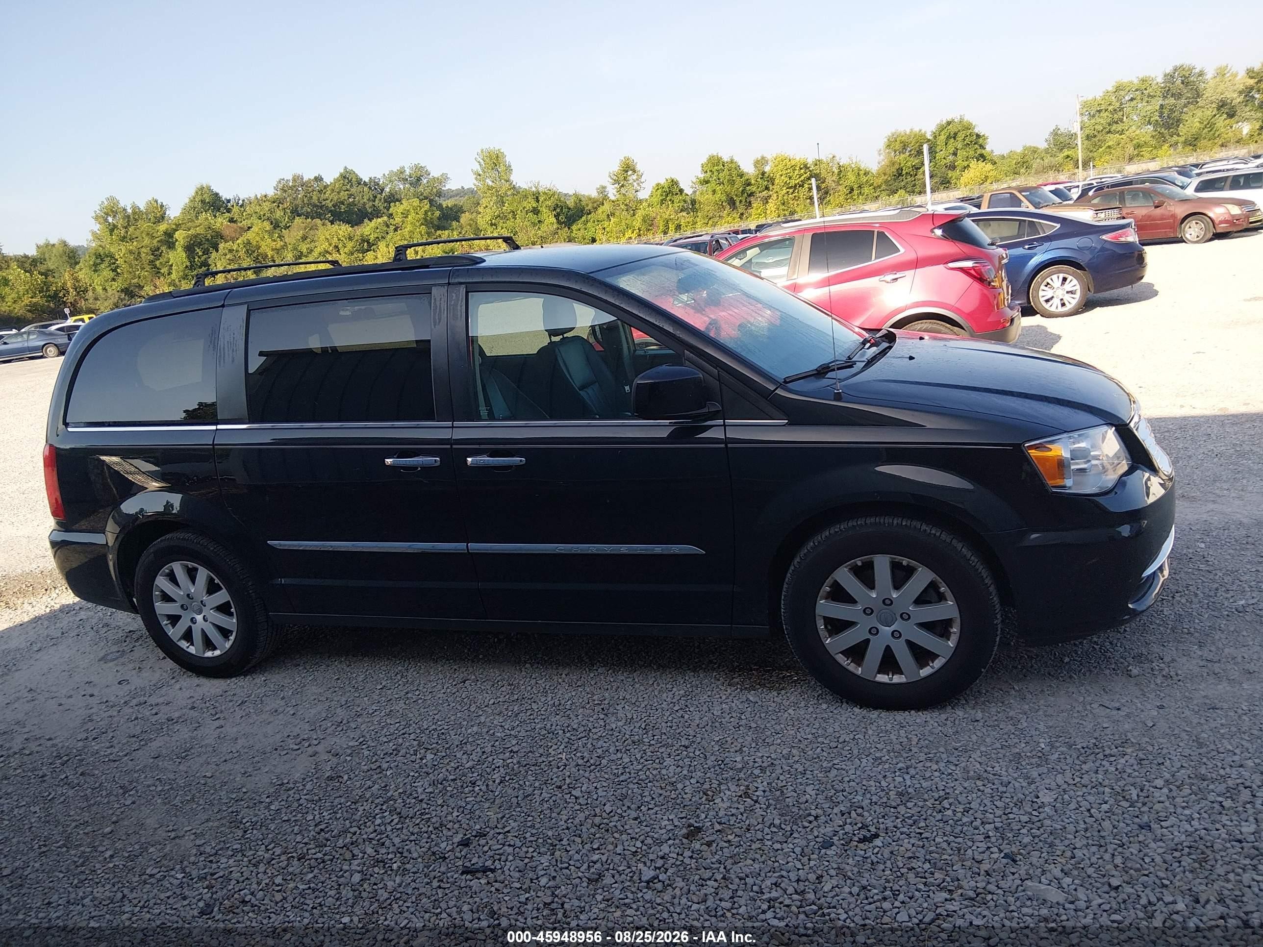 2016 Chrysler Town & Country Touring Black vin: 2C4RC1BG7GR158981