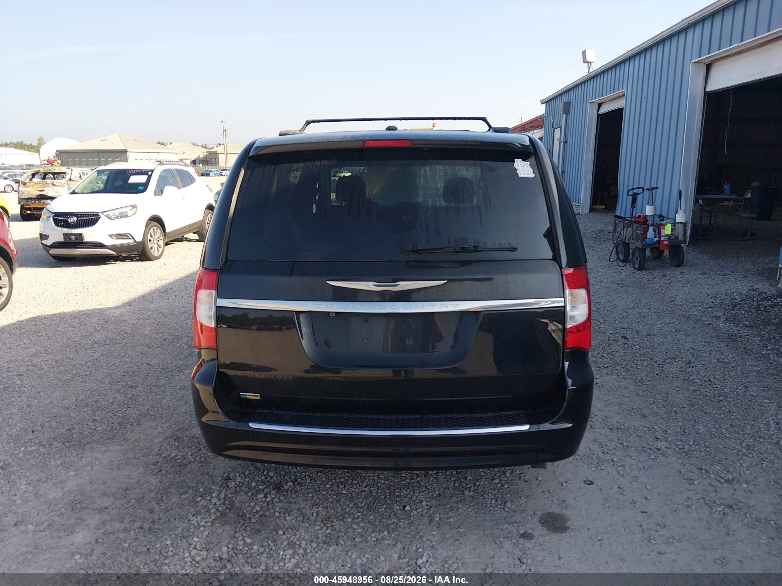 2016 Chrysler Town & Country Touring Black vin: 2C4RC1BG7GR158981