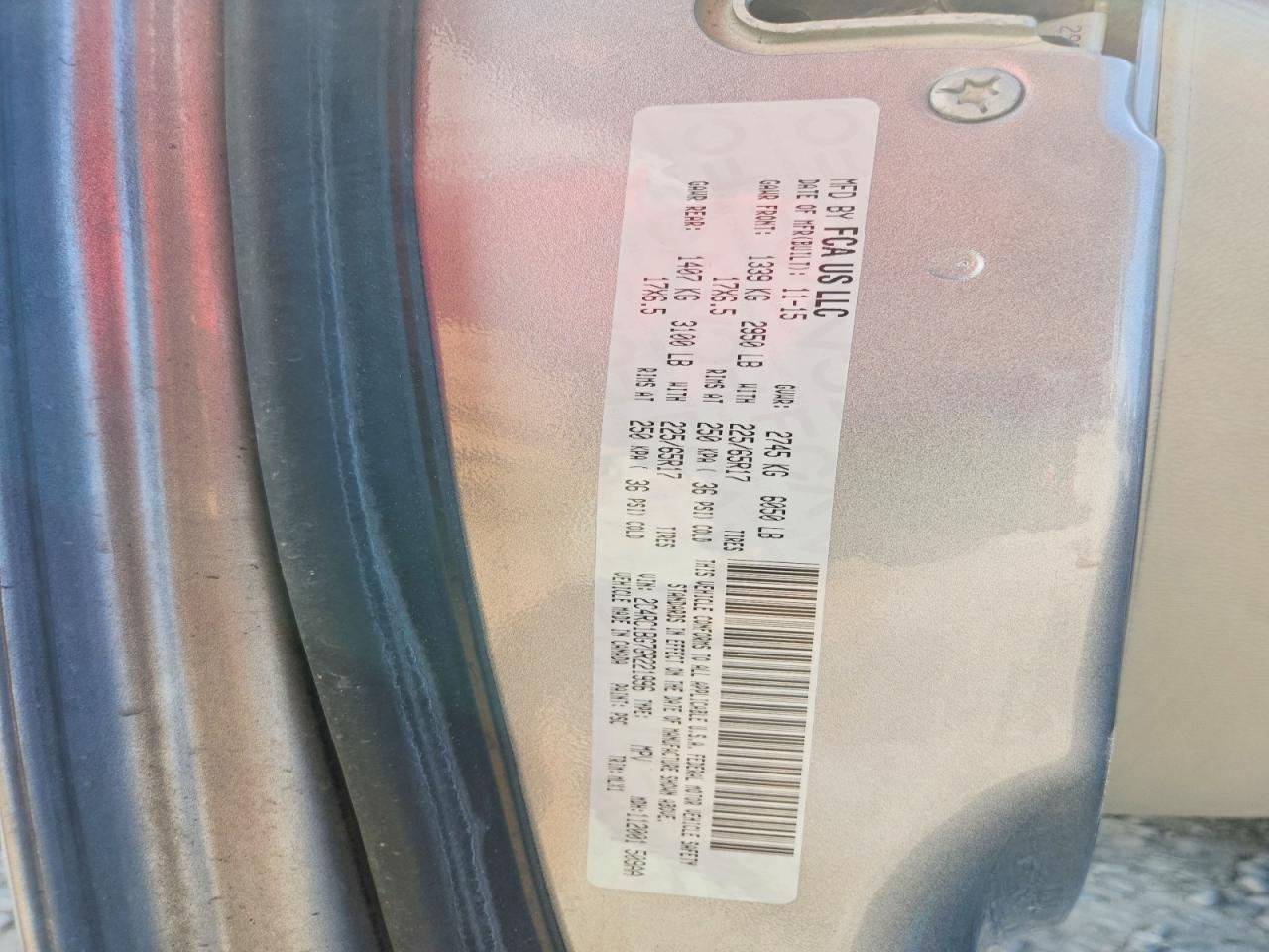 2016 Chrysler Town & Country Touring Silver vin: 2C4RC1BG7GR221996