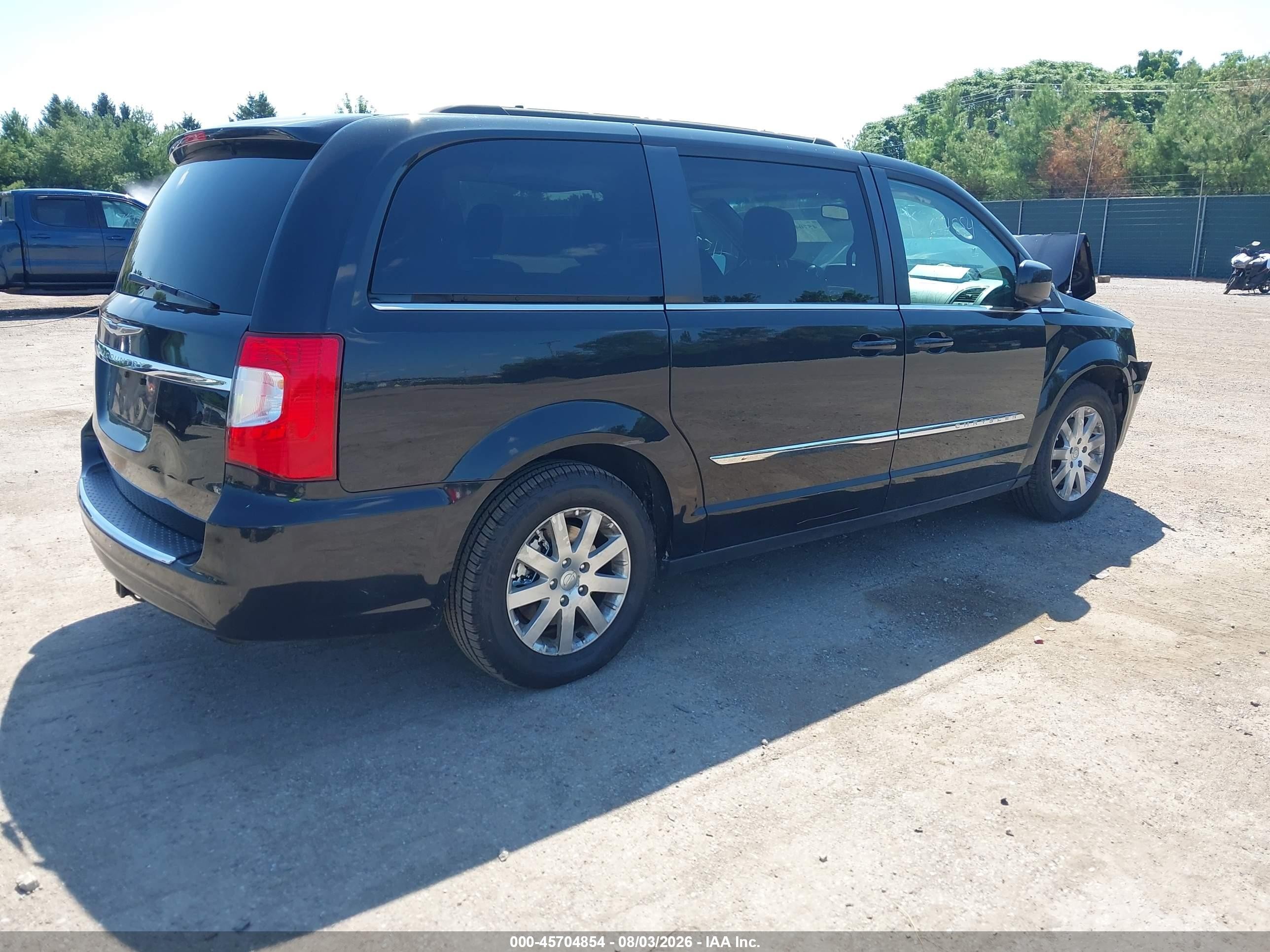2016 Chrysler Town & Country Touring Black vin: 2C4RC1BG7GR230276