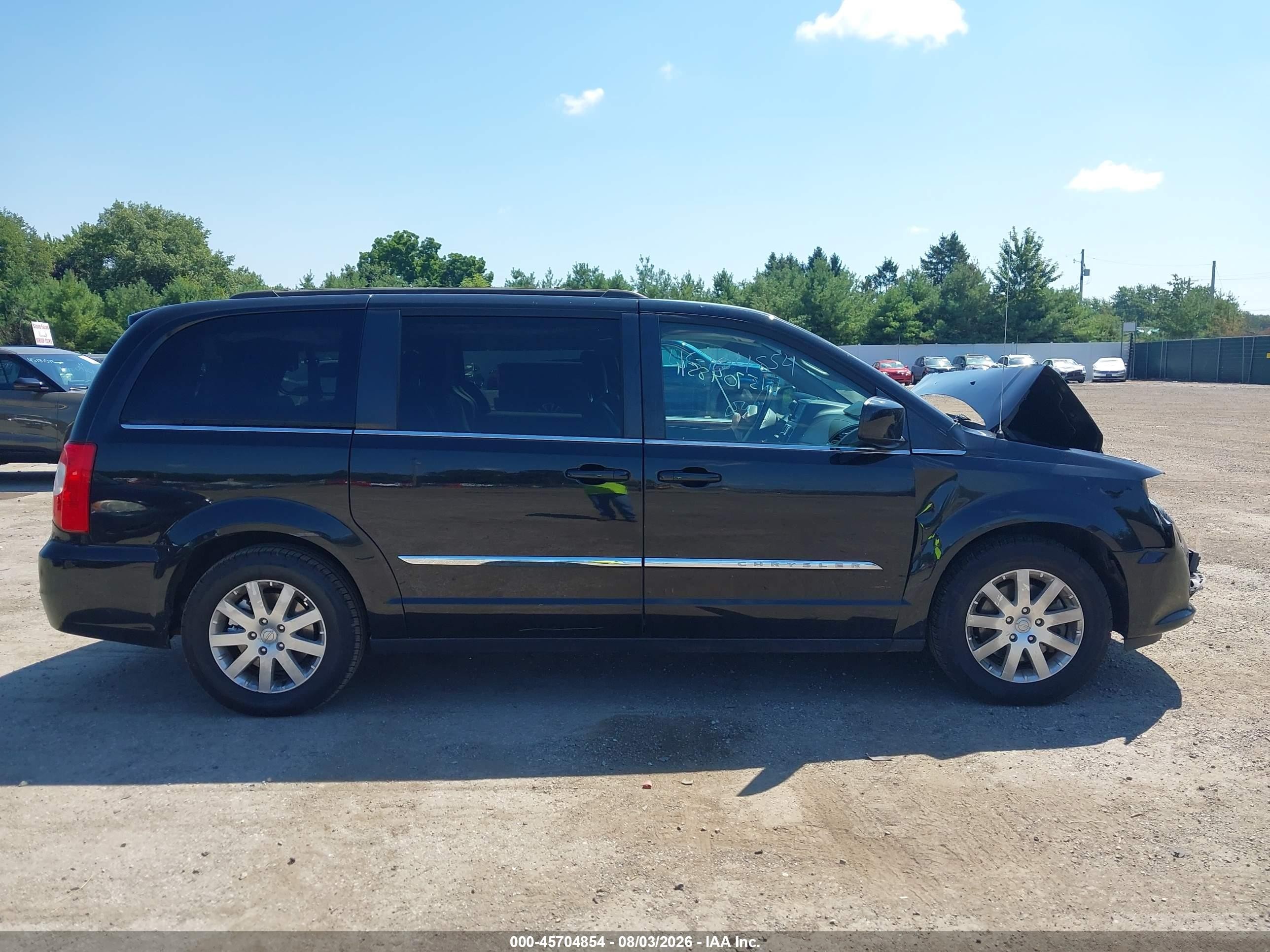2016 Chrysler Town & Country Touring Black vin: 2C4RC1BG7GR230276