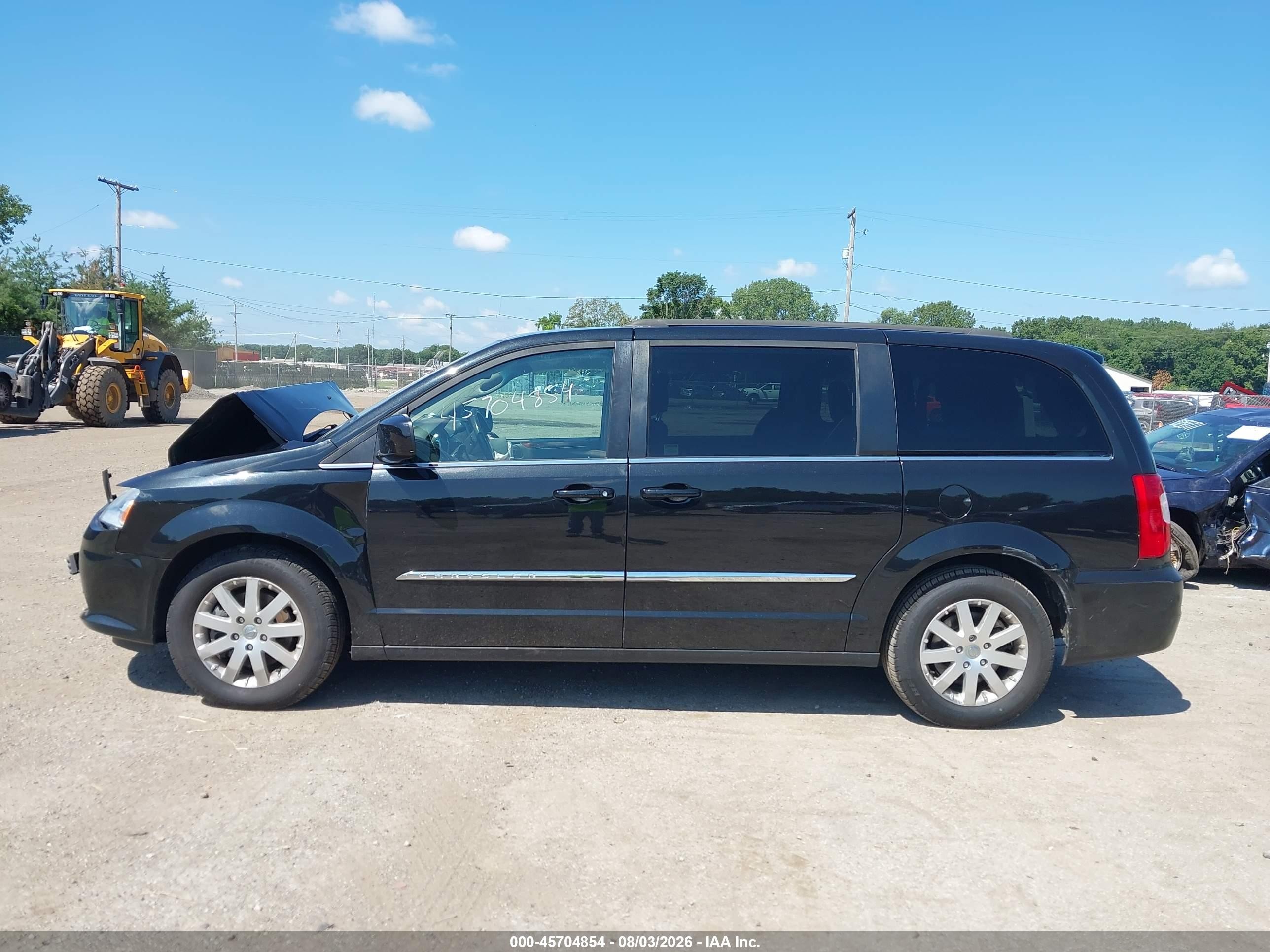 2016 Chrysler Town & Country Touring Black vin: 2C4RC1BG7GR230276