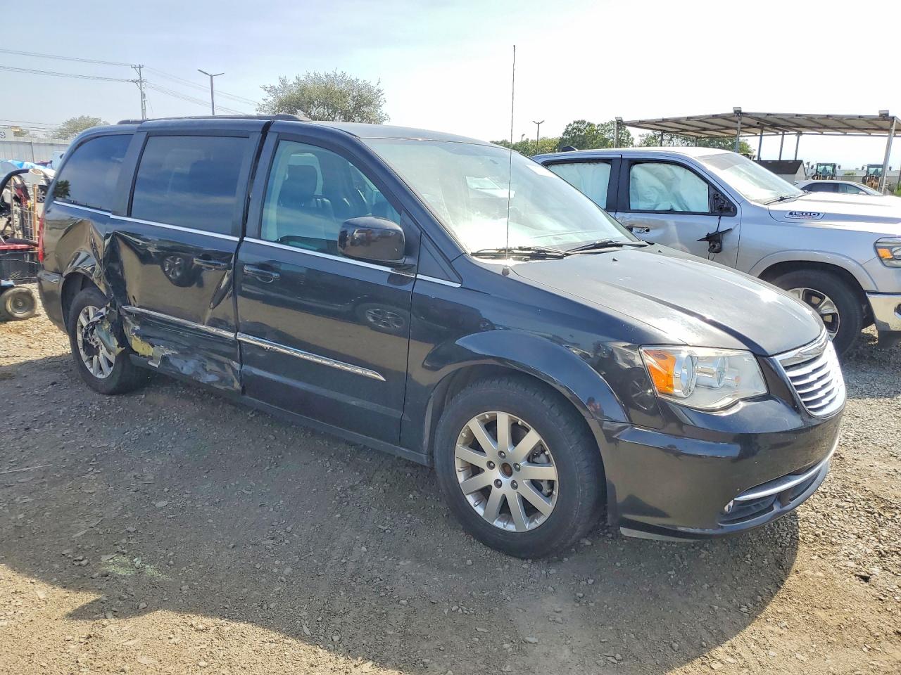 2016 Chrysler Town & Country Touring Black vin: 2C4RC1BG7GR290901