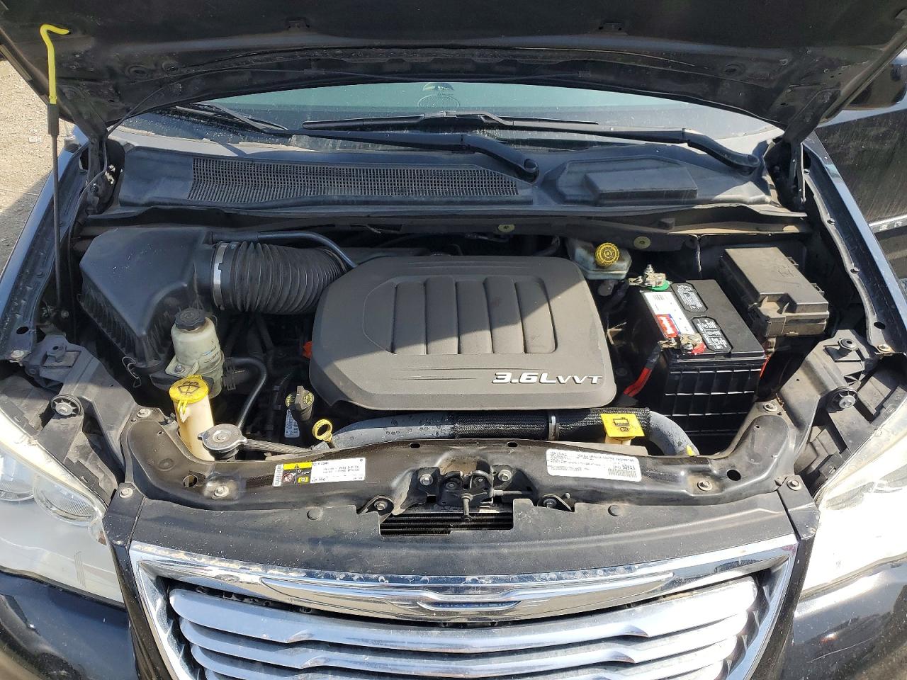 2016 Chrysler Town & Country Touring Black vin: 2C4RC1BG7GR290901