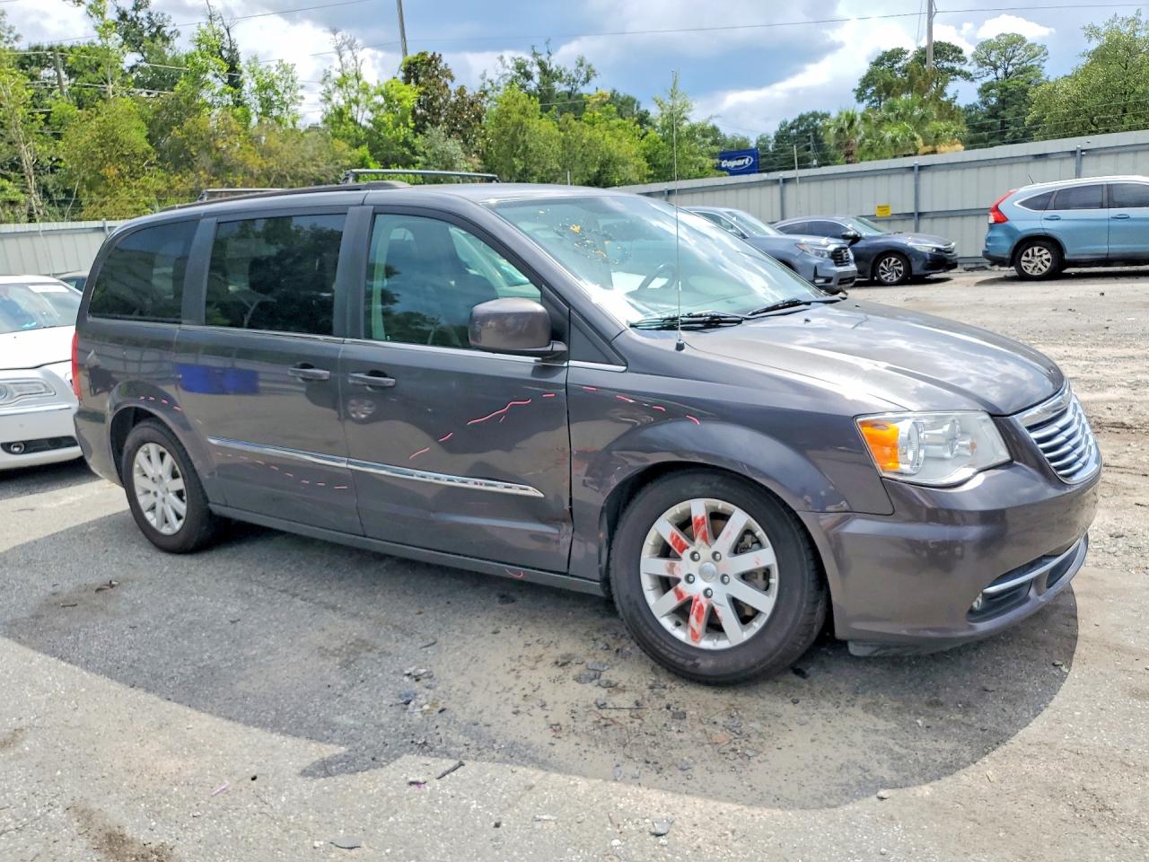 2016 Chrysler Town & Country Touring Gray vin: 2C4RC1BG7GR295077