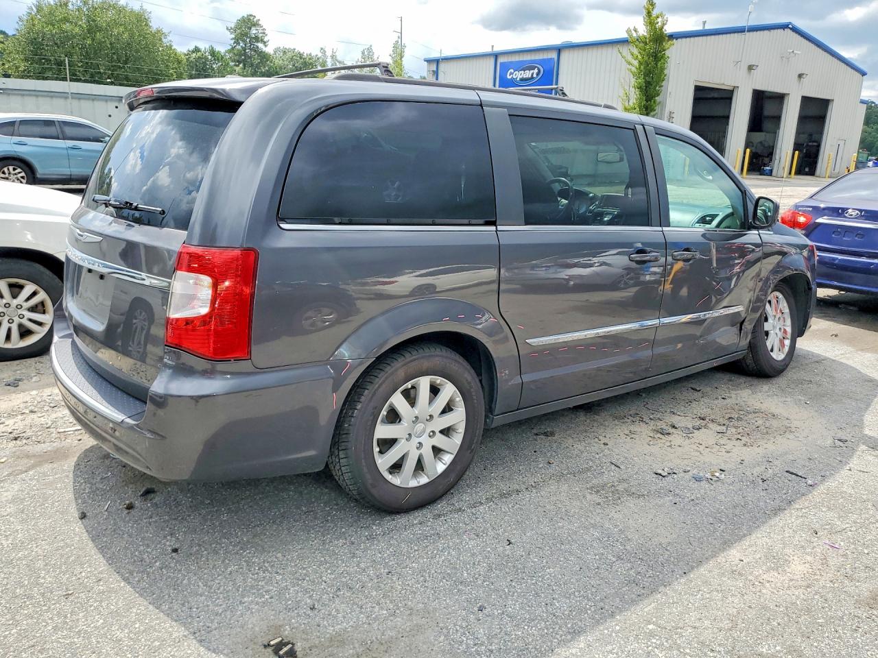 2016 Chrysler Town & Country Touring Gray vin: 2C4RC1BG7GR295077