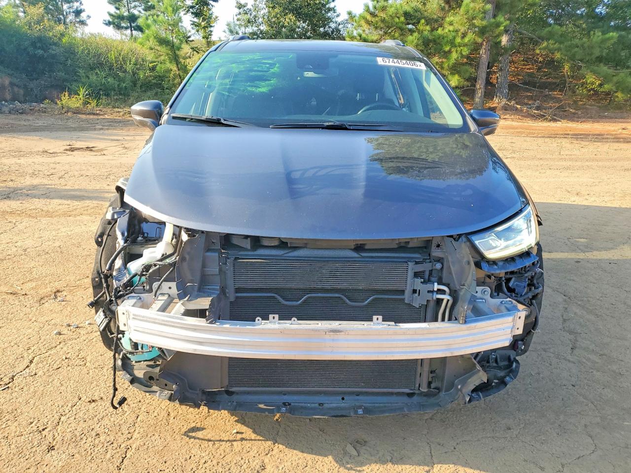 2021 Chrysler Pacifica Touring L Gray vin: 2C4RC1BG7MR608074