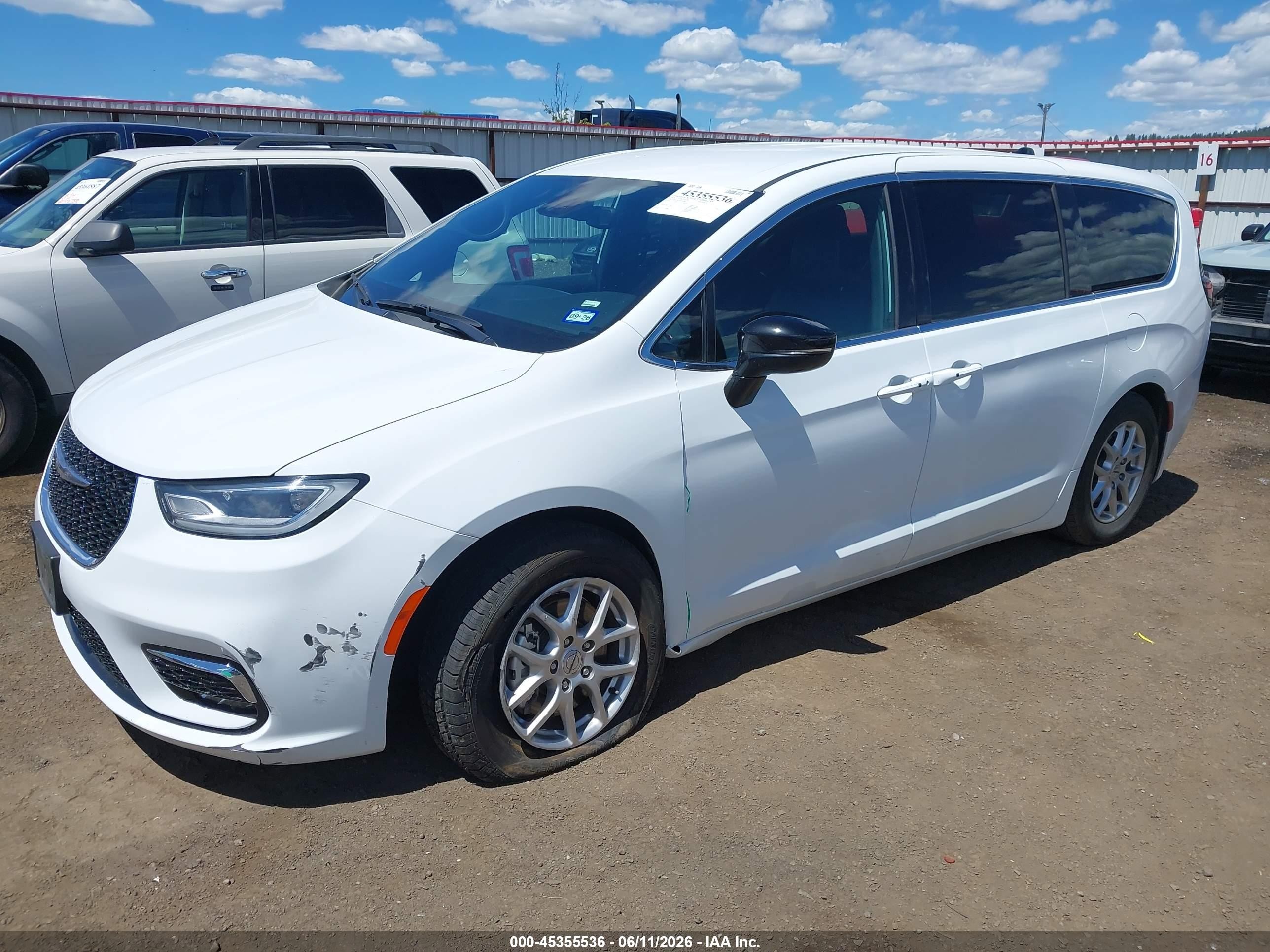 2025 Chrysler Pacifica Select White vin: 2C4RC1BG7SR509588