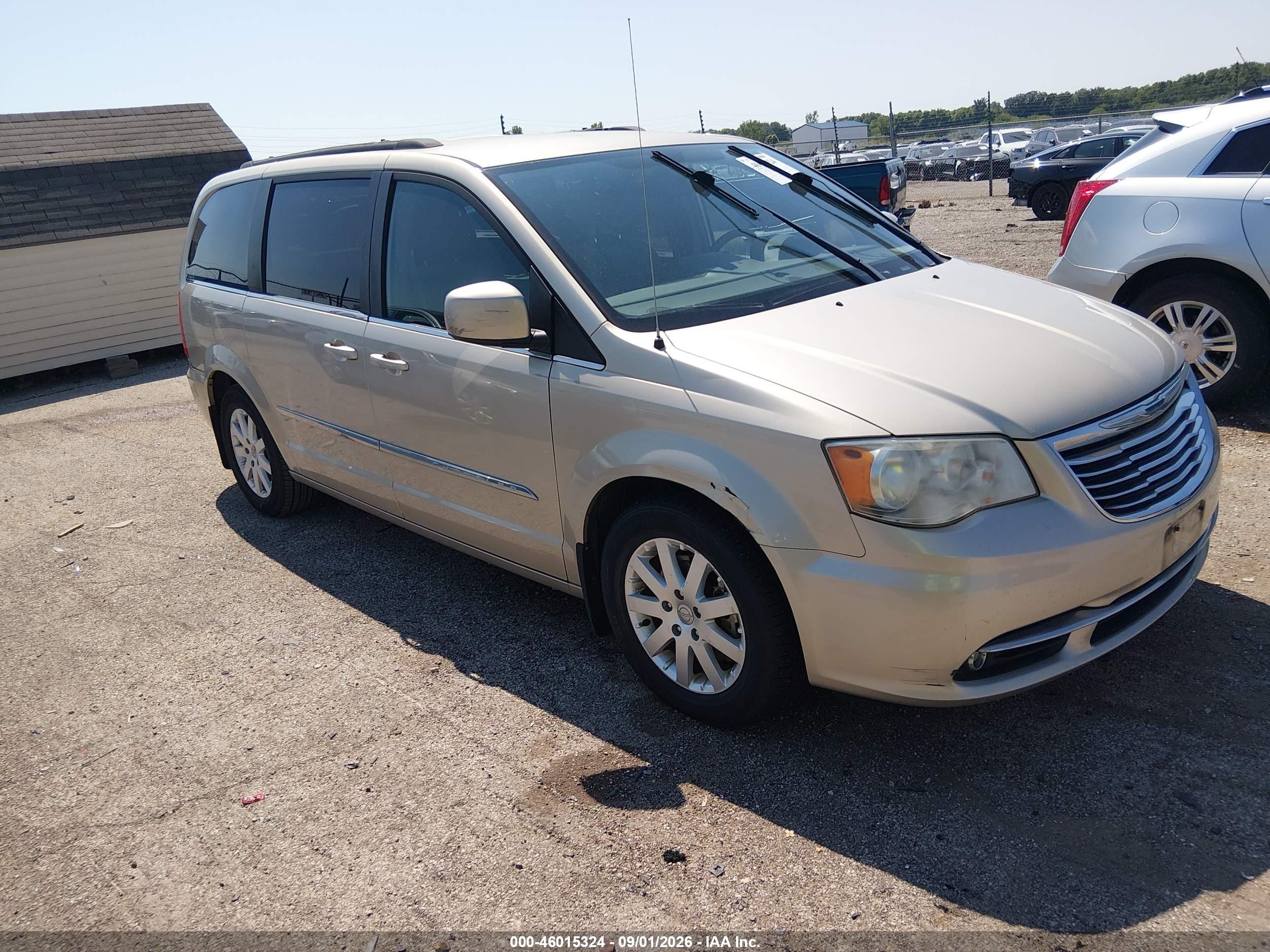 2013 Chrysler Town & Country Touring Beige vin: 2C4RC1BG8DR573528
