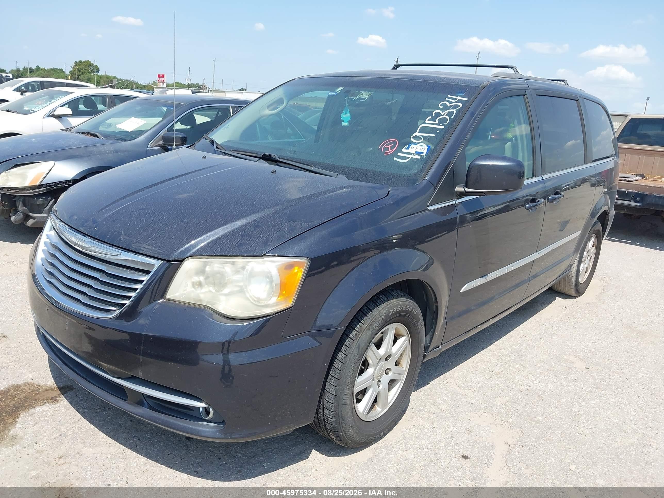 2013 Chrysler Town & Country Touring Gray vin: 2C4RC1BG8DR594637
