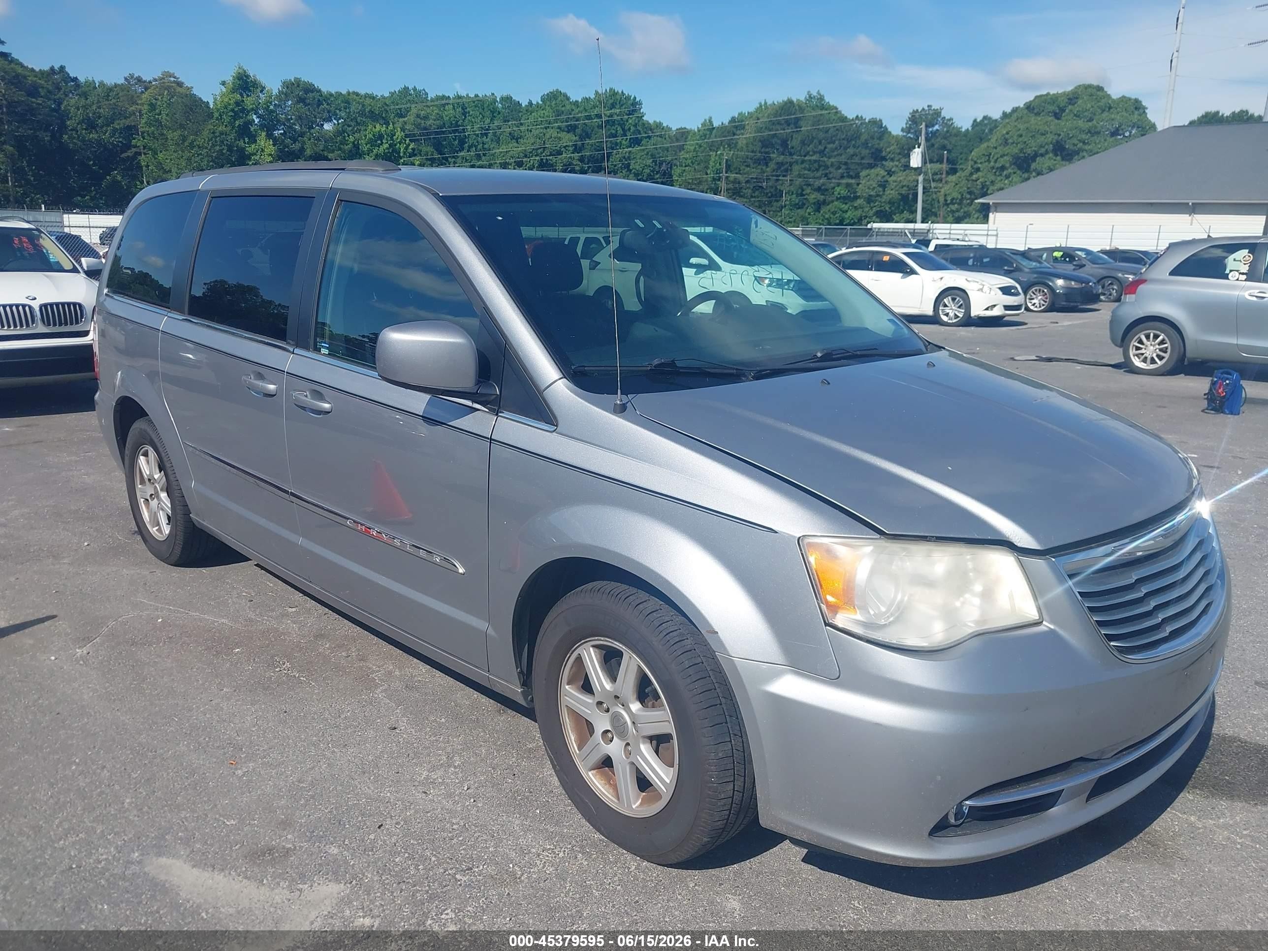 2013 Chrysler Town & Country Touring Gray vin: 2C4RC1BG8DR637860