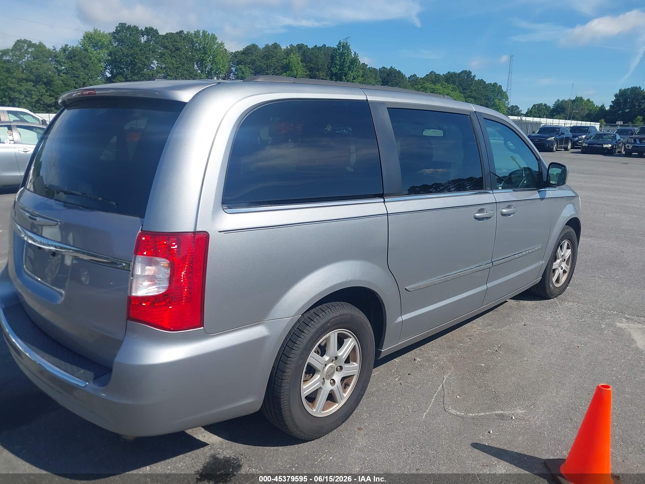 2013 Chrysler Town & Country Touring Gray vin: 2C4RC1BG8DR637860