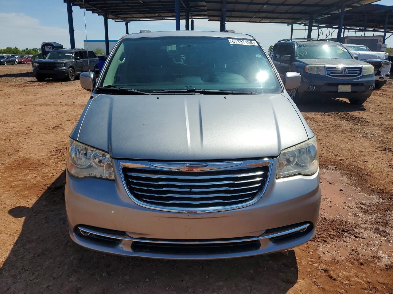 2013 Chrysler Town & Country Touring Silver vin: 2C4RC1BG8DR708393