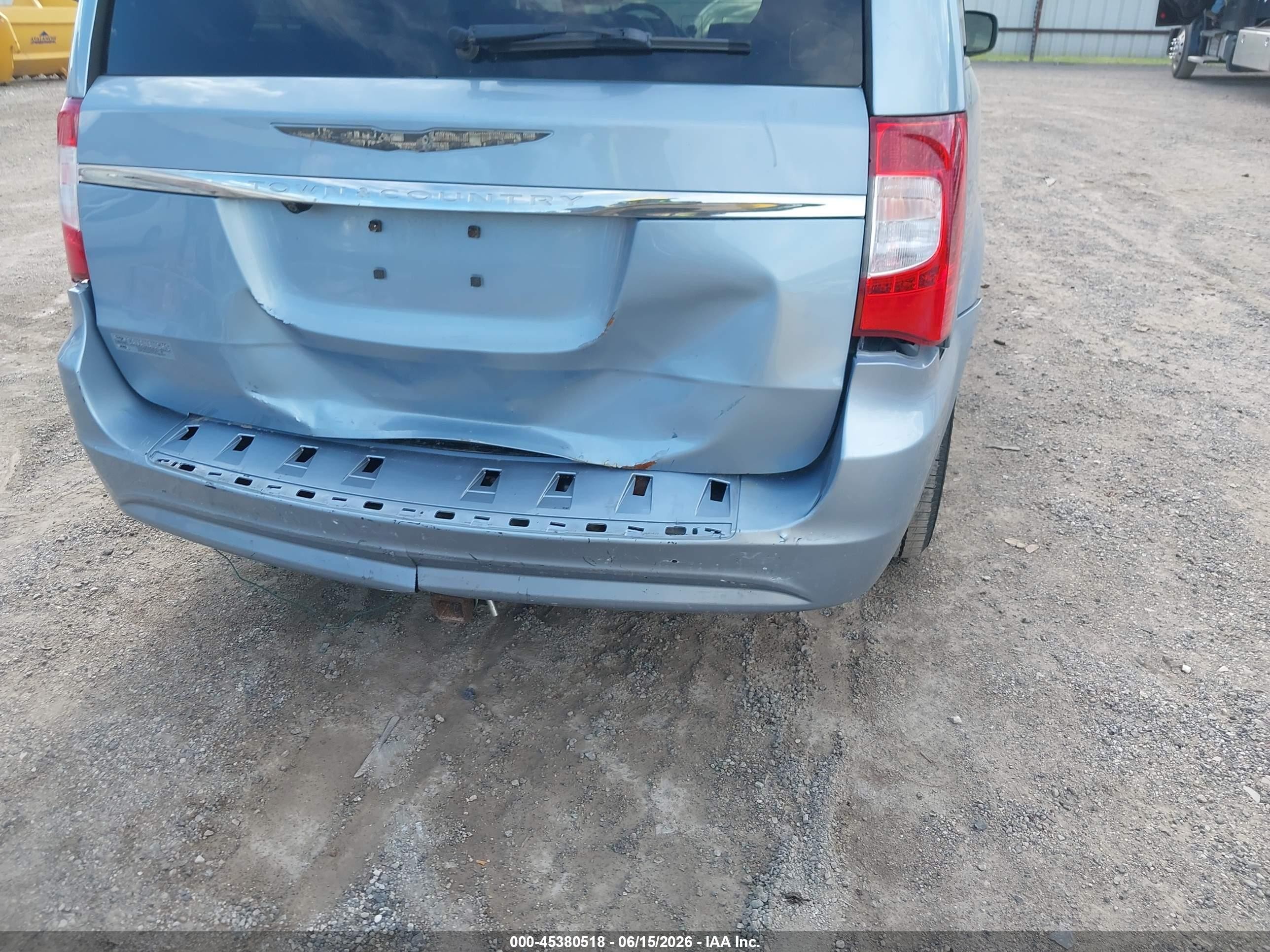 2013 Chrysler Town & Country Touring Light Blue vin: 2C4RC1BG8DR708930