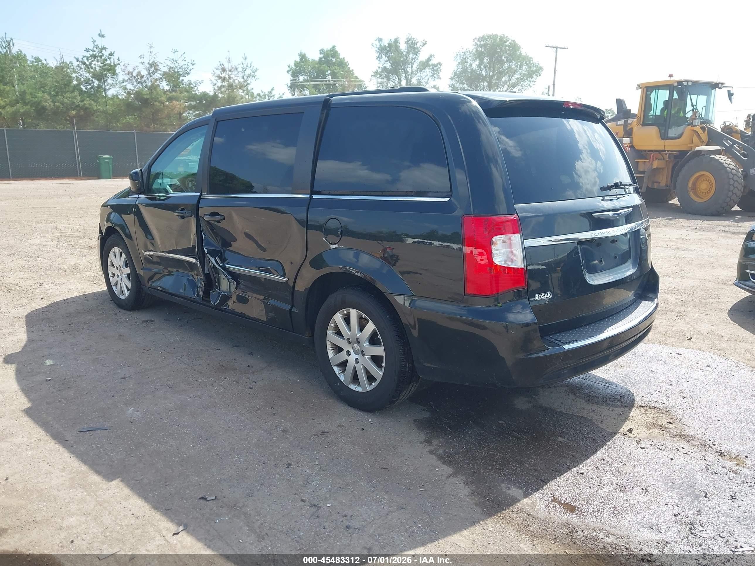 2013 Chrysler Town & Country Touring Black vin: 2C4RC1BG8DR756332